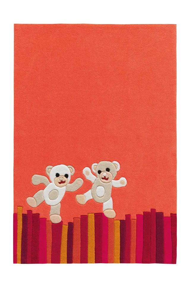 kayoom-joy-4117-bunter-motivteppich-acryl-pflegeleicht image 1