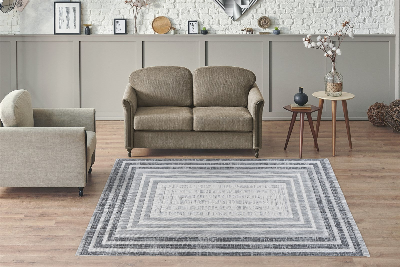 kayoom-sarai-125-kurzflorteppich-modernes-grafisches-design-pflegeleichtes-flach image 8