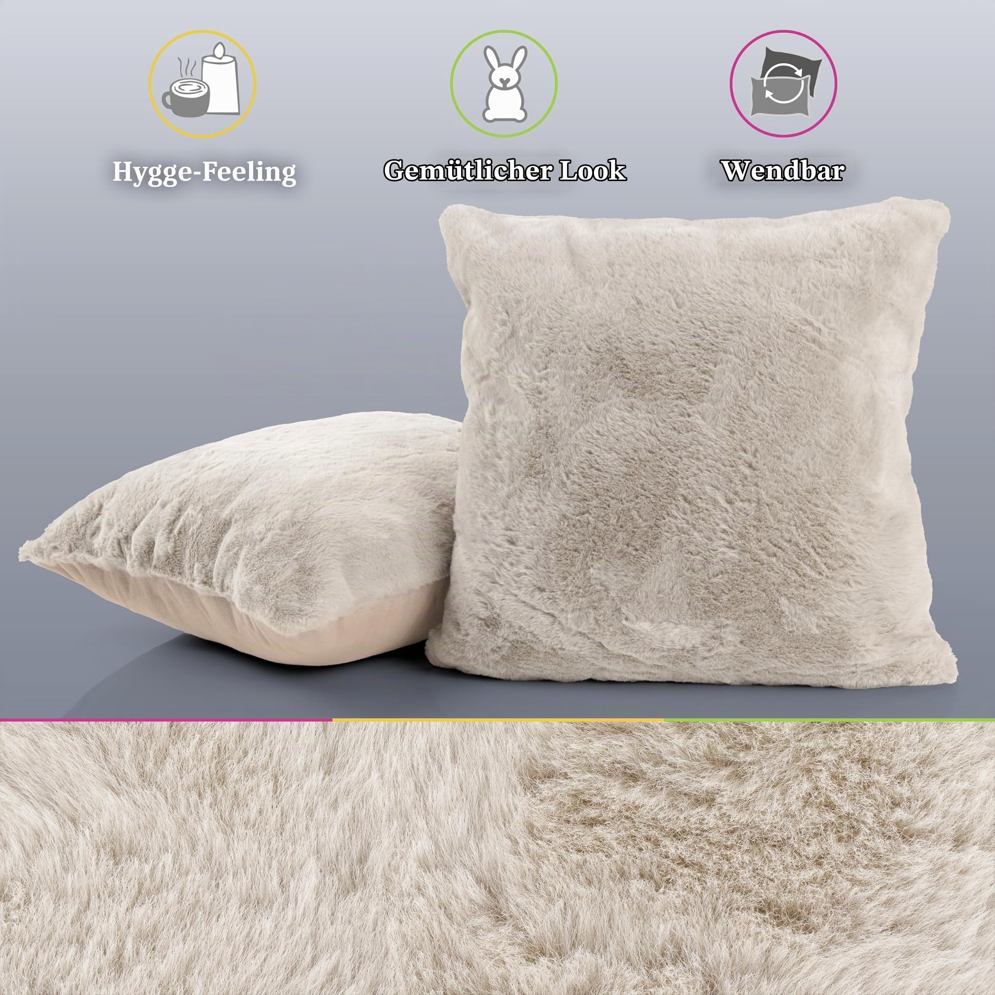 paco-home-shaggy-kunstfell-kissenbezug-2er-set-beige-flauschig image 2