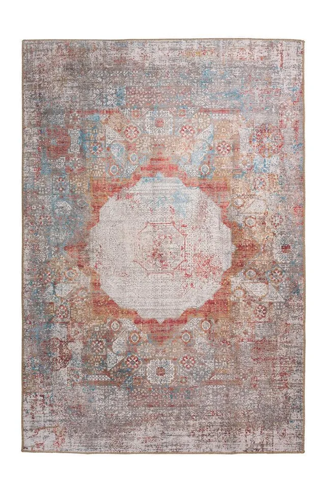 kayoom-faye-125-geprinteter-flachflorteppich-im-vintage-look-faye image 1