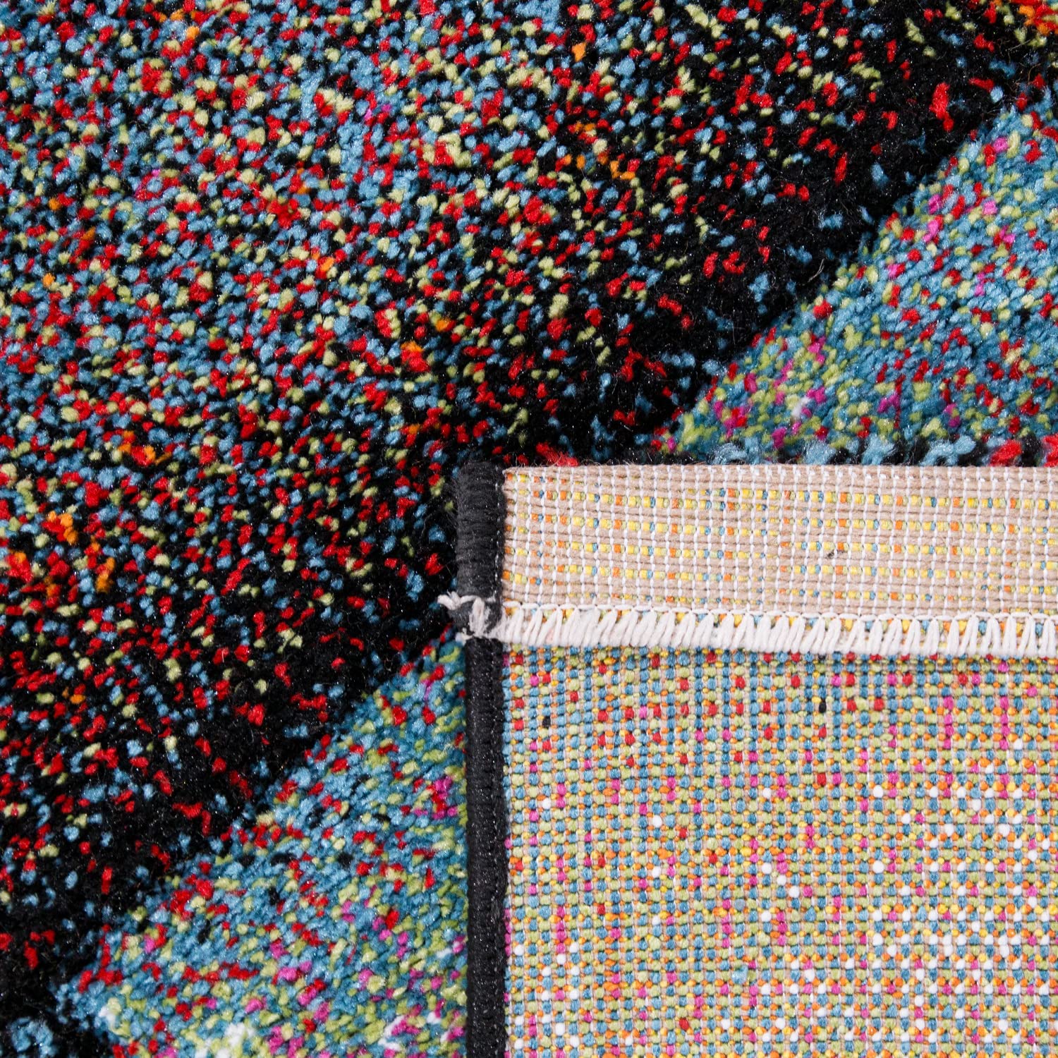 paco-home-kurzflor-teppich-bunt-80x150-cm-modern-kinderzimmer image 4