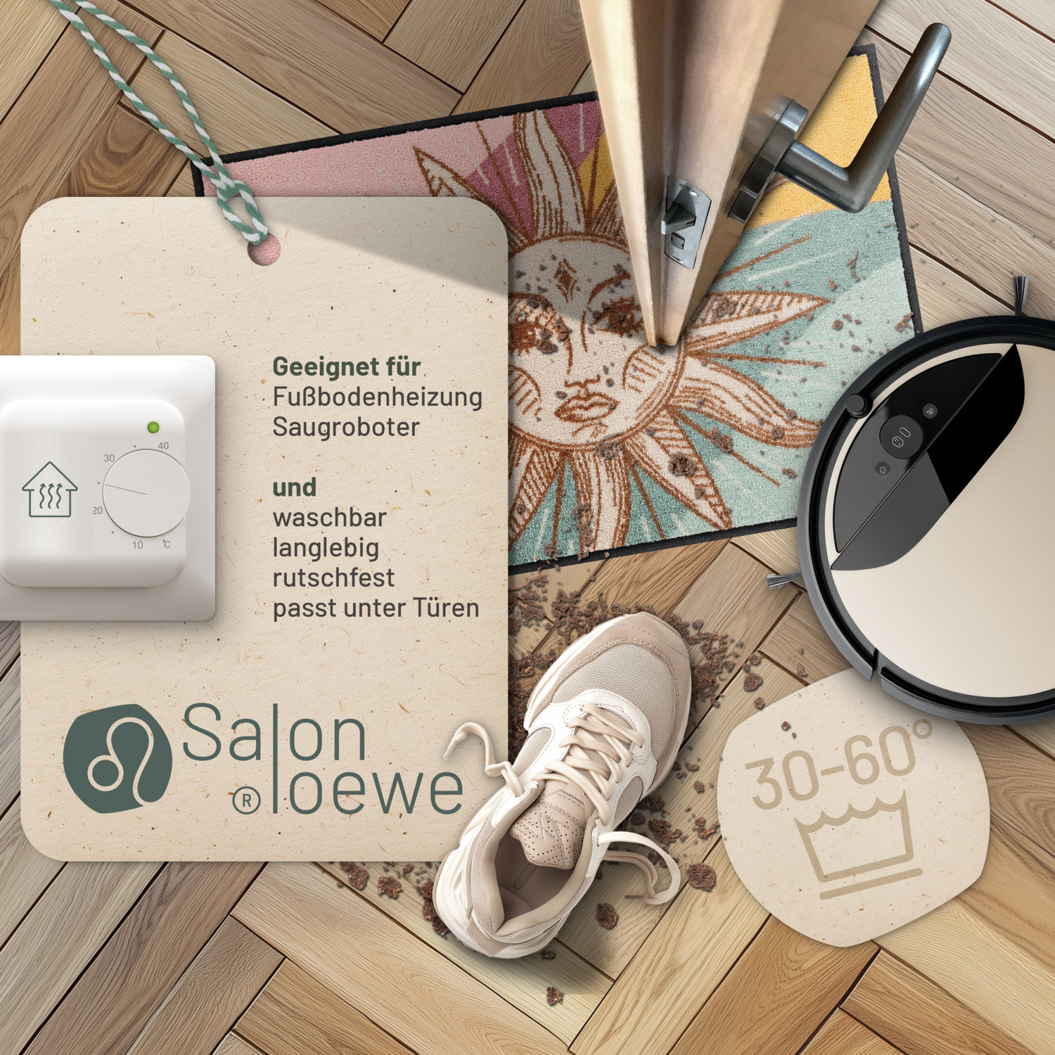 salonloewe-celestial-sun-eingangsmatte-50-x-75-cm-waschbare-fu-matte-mit-sonnend image 3