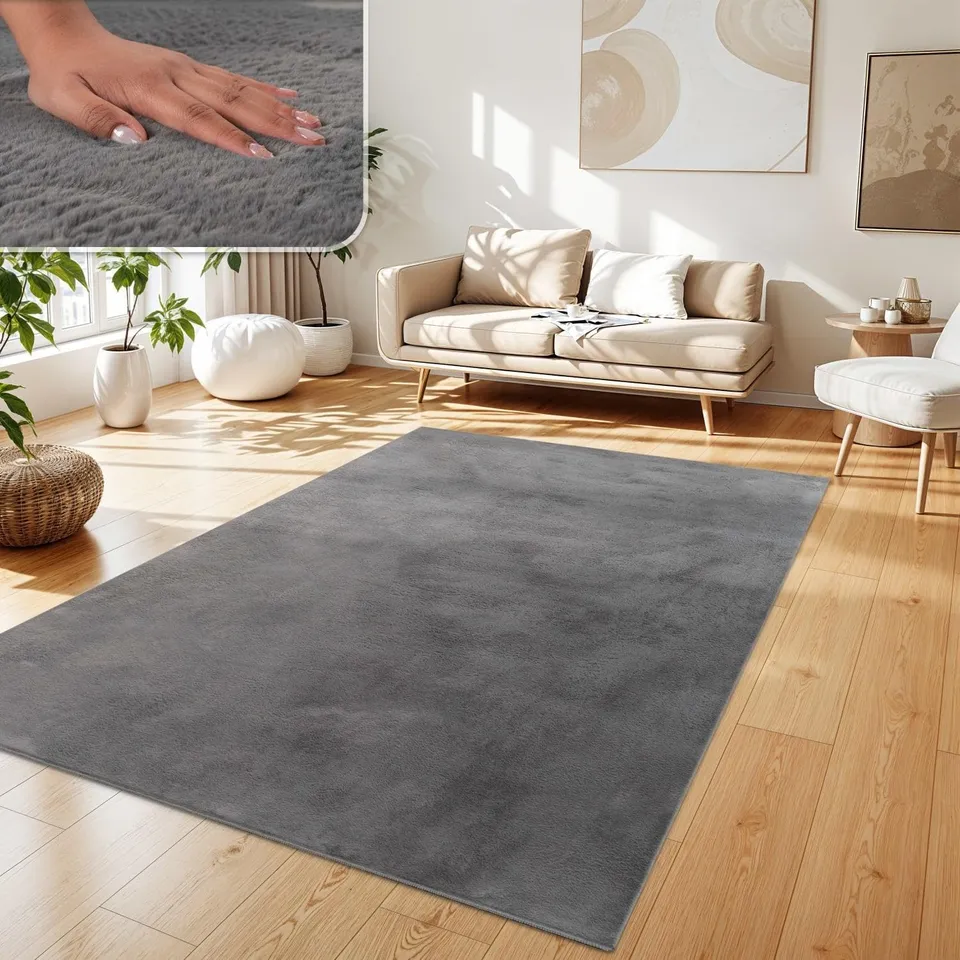 paco-home-teddy-shaggy-hochflor-teppich-einfarbig-flauschig image 1