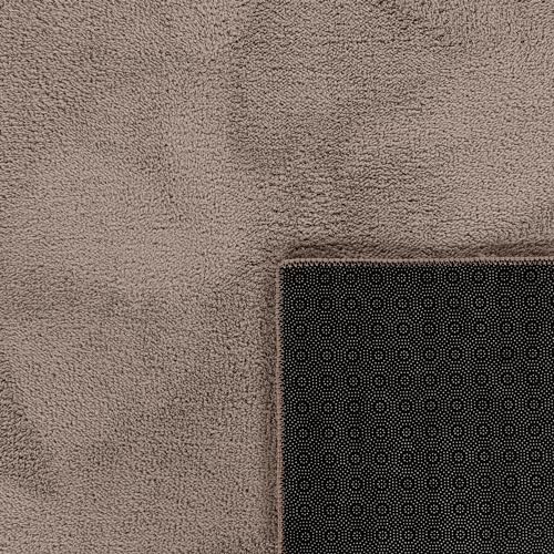 paco-home-badezimmerteppich-badematte-braun-40x55-cm-waschbar-rutschfest-flausch image 6