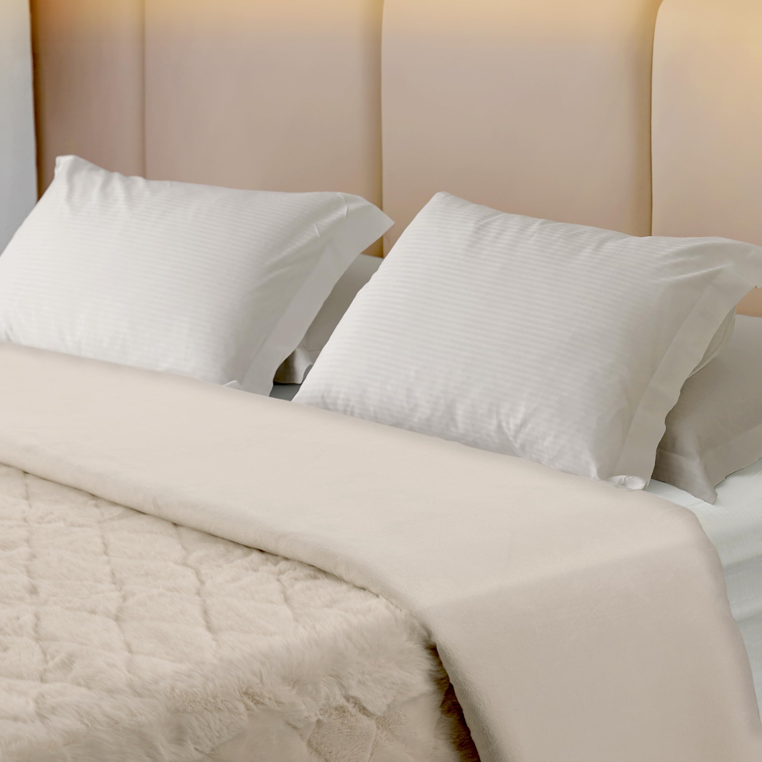 paco-home-kuscheldecke-rautenmuster-200x240cm-creme image 2