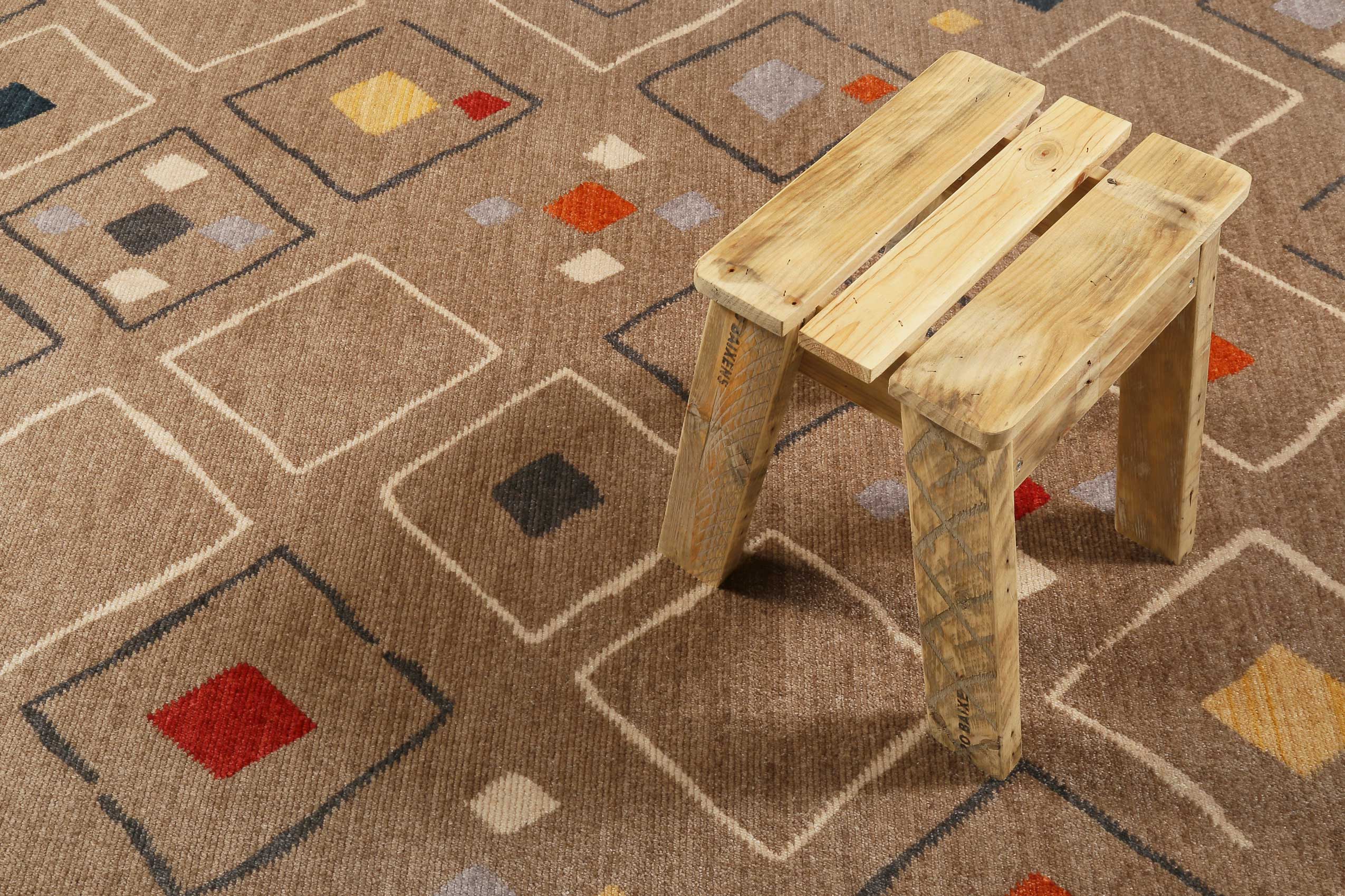 weconhome-mont-royal-teppich-sand-braun-bunt-kurzflor-b-ware image 6