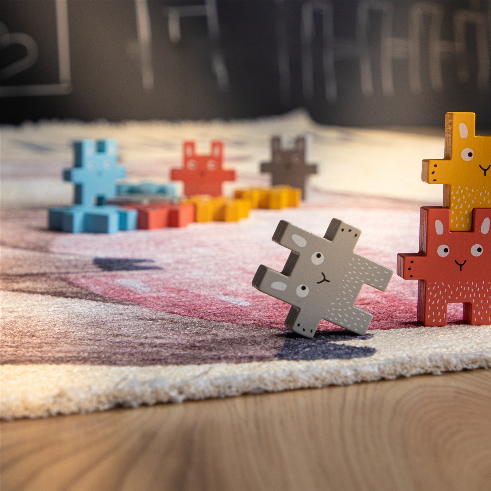 kayoom-joanna-618-muuh-kinderteppich-115x170-cm-bunt-spielteppich image 3