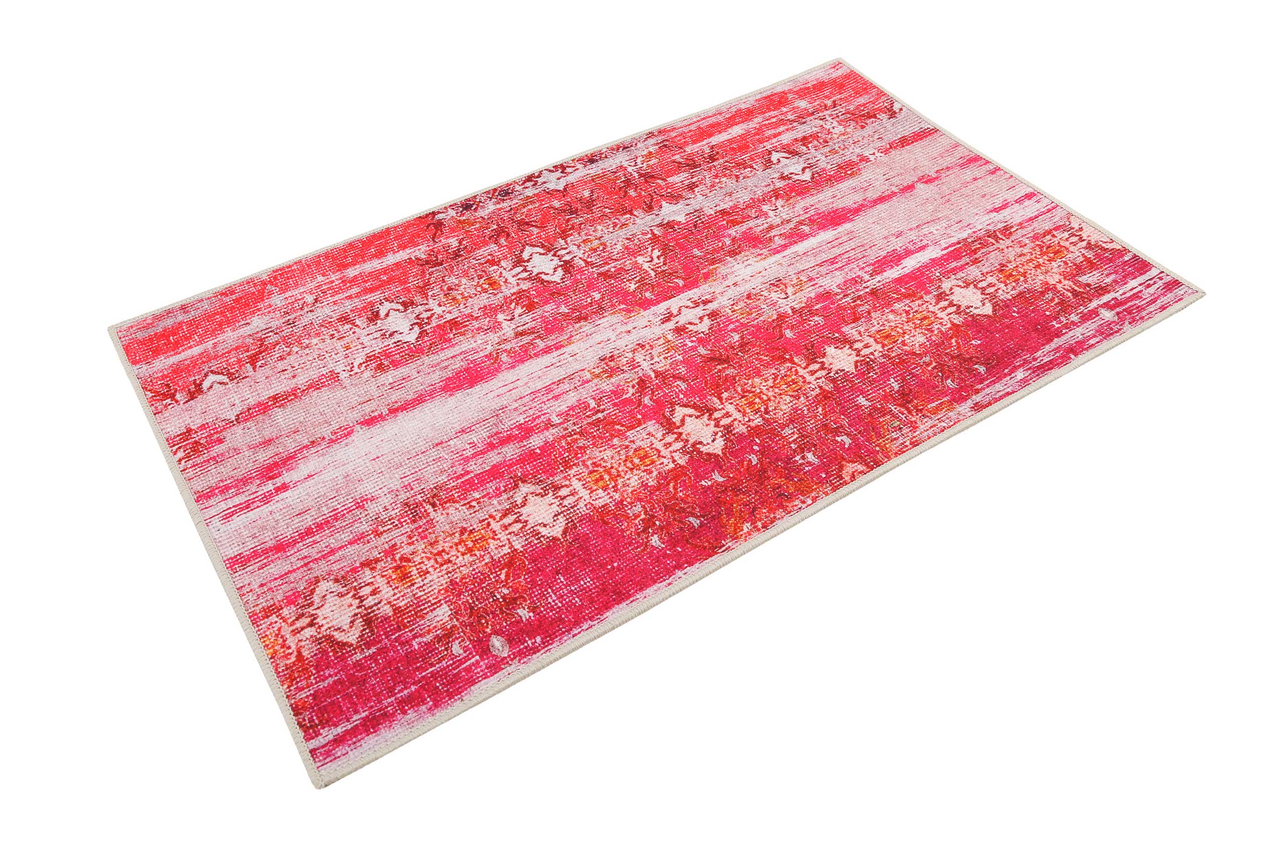 weconhome-badteppich-eckig-rot-orange-vintage-sydney image 2