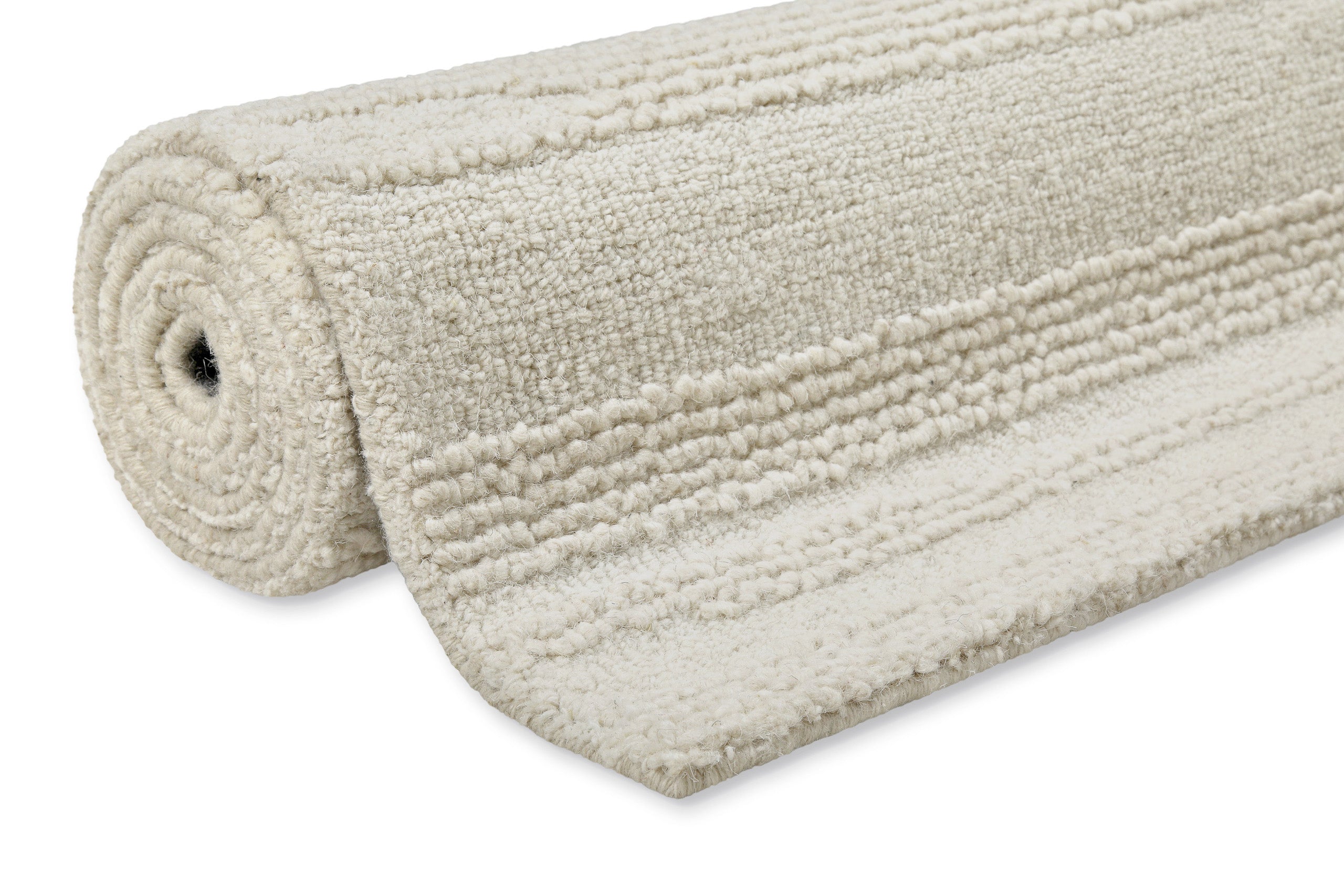 hamptons-by-weconhome-twentyseven-kurzflor-teppich-creme-wei-streifen-handgetuft image 7