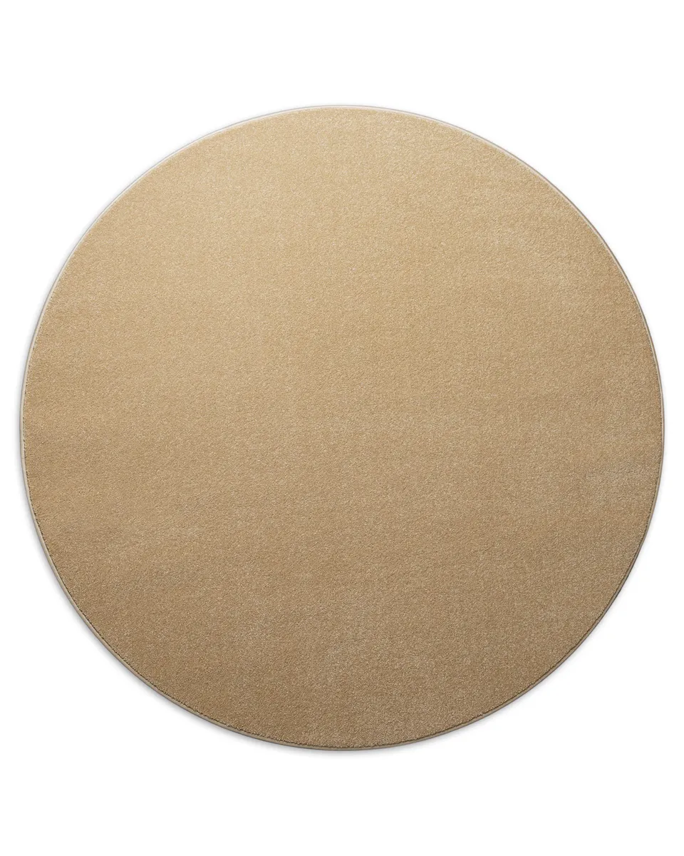 weconhome-homie-living-kurzflorteppich-montepulciano-rund-sand-beige image 1