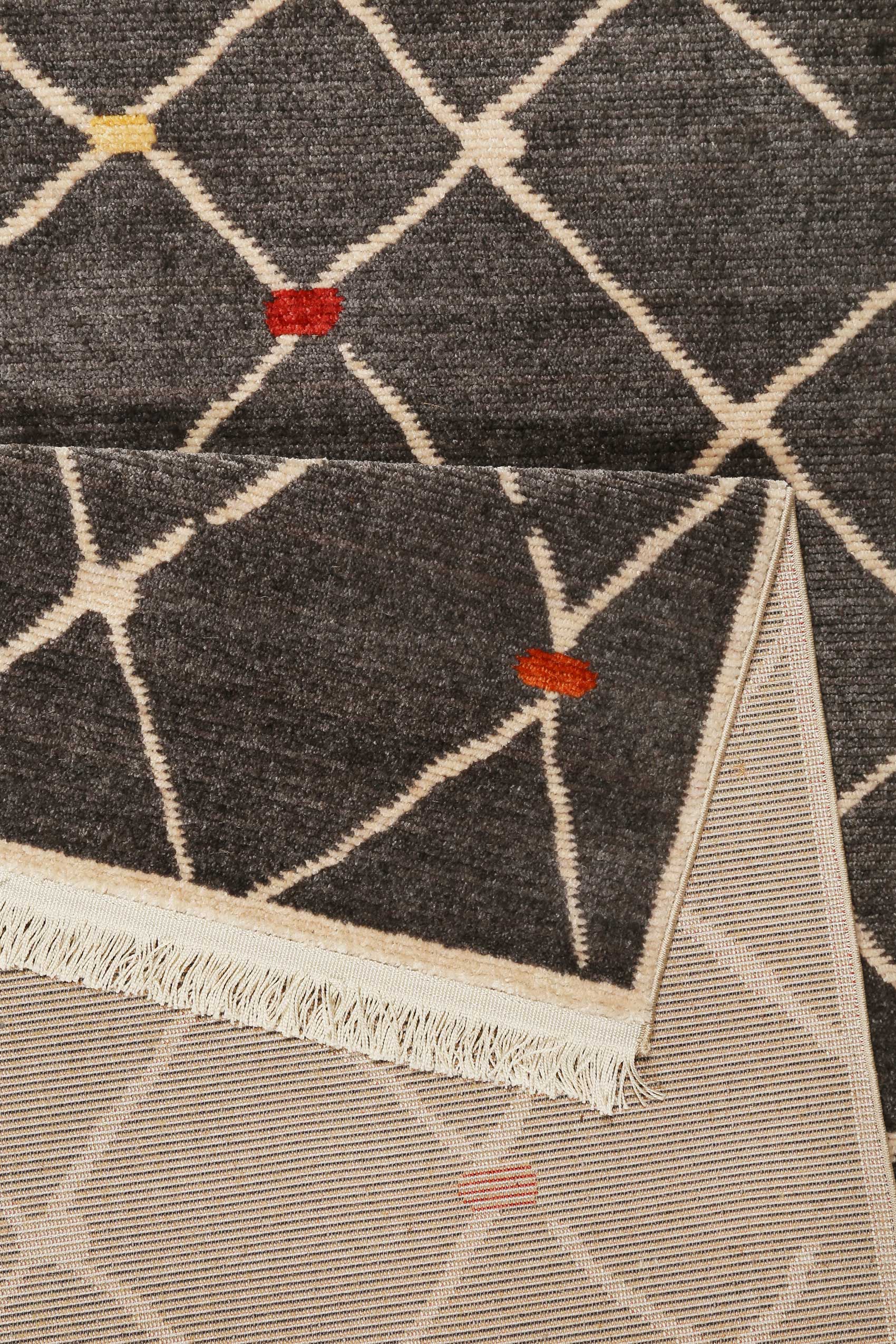 weconhome-march-bonsecours-teppich-dunkelgrau-kurzflor-b-ware-kelim image 3