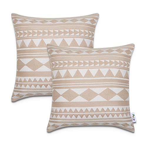 paco-home-kissenbezug-deko-2er-set-bl-tter-skandi-beige-3 image 5