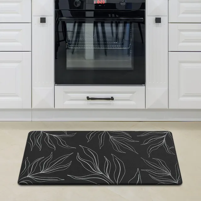 paco-home-k-chenmatte-pvc-rutschfest-schwarz-1-45x75-cm-k-chenteppich image 1
