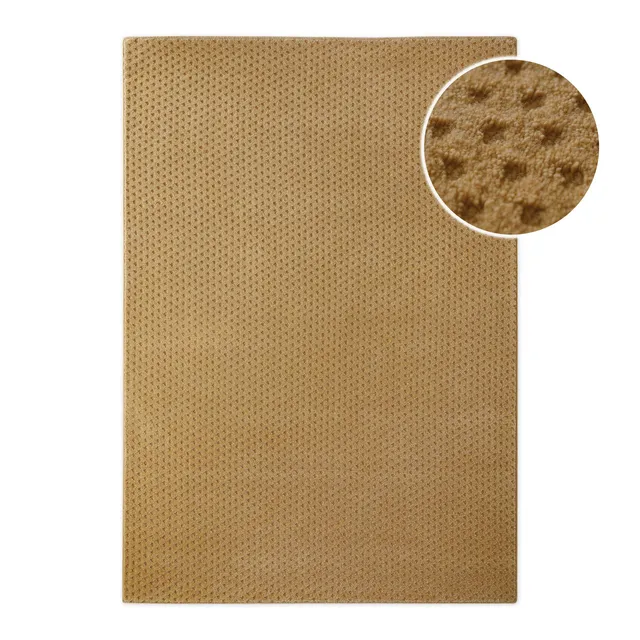 weconhome-castello-three-teppich-karamell-kurzflor-schurwolle image 1