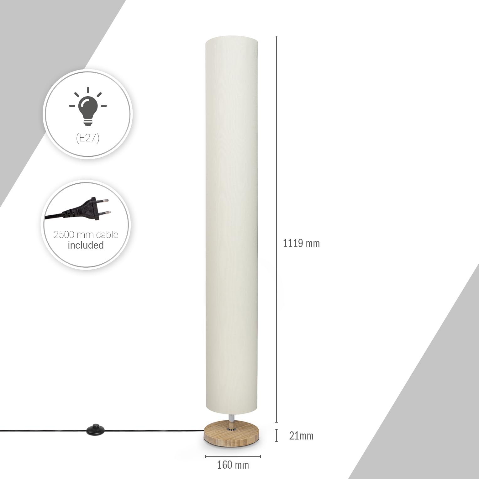 paco-home-stehleuchte-stoffschirm-e27-bambus-bodenlampe-uni image 3