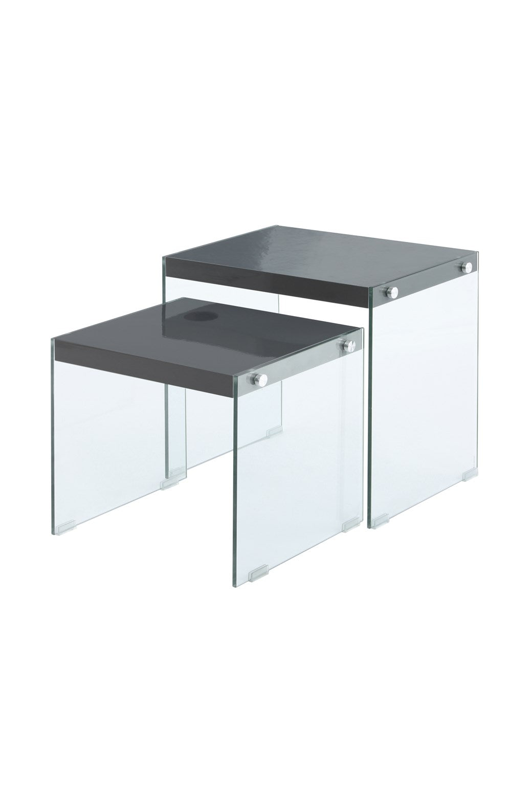 kayoom-elementary-125-beistelltisch-2er-set-modernes-design-mit-glas-seitenw-nde image 8