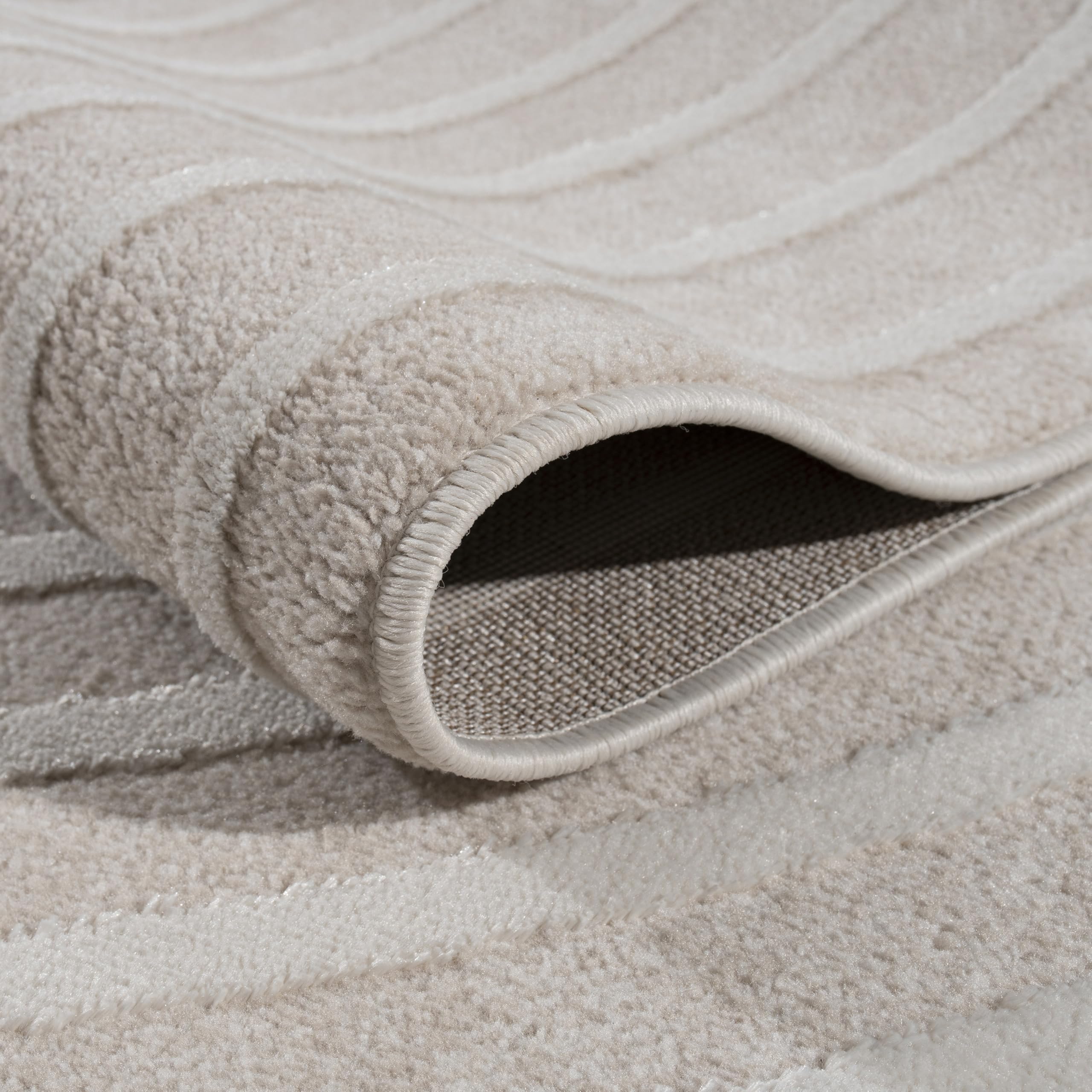 paco-home-metro-teppich-200x280-cm-creme-beige-glanz-3d image 4
