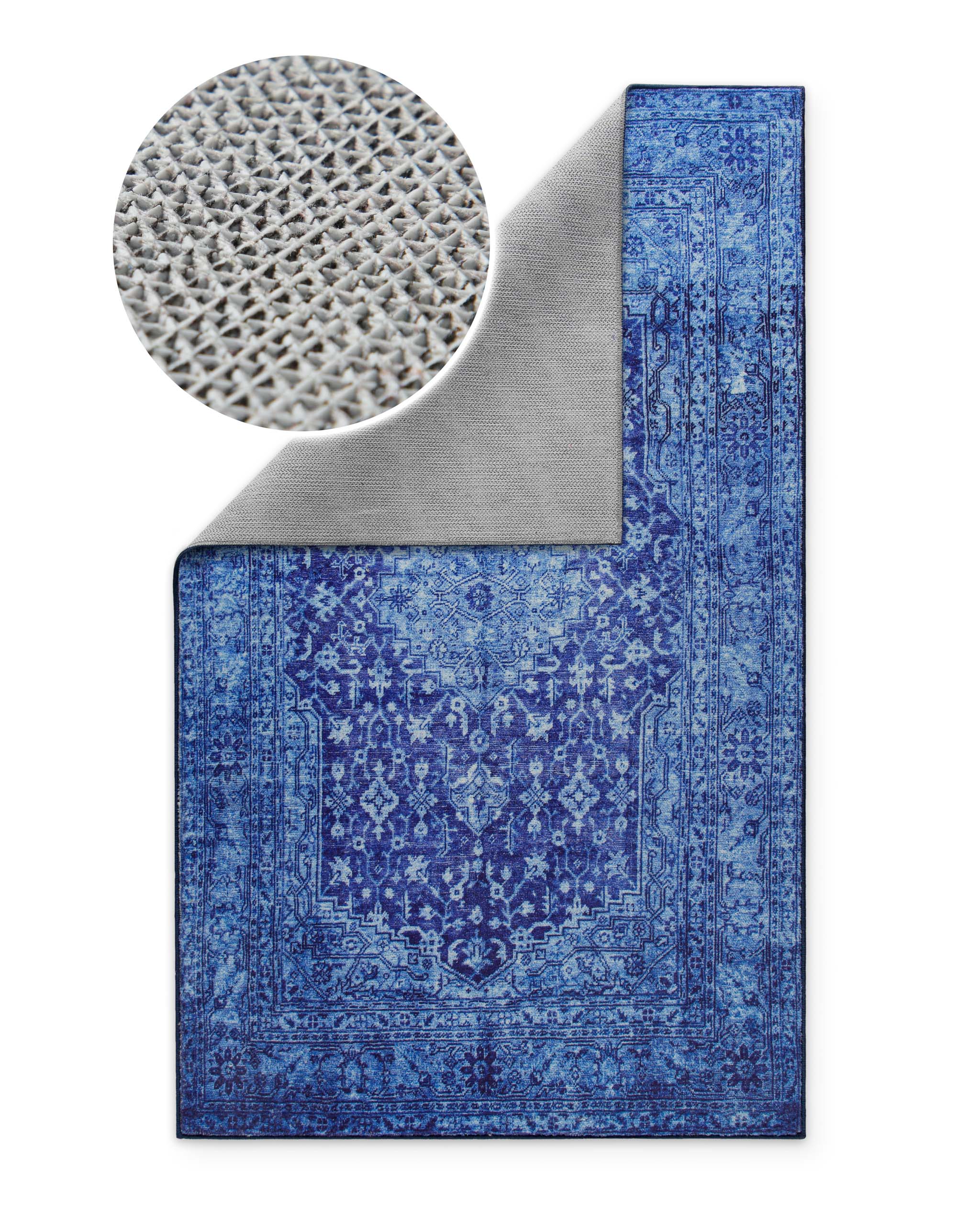 weconhome-badteppich-ralph-blau-multi-orientalischer-vintage-look-mit-antirutsch image 7