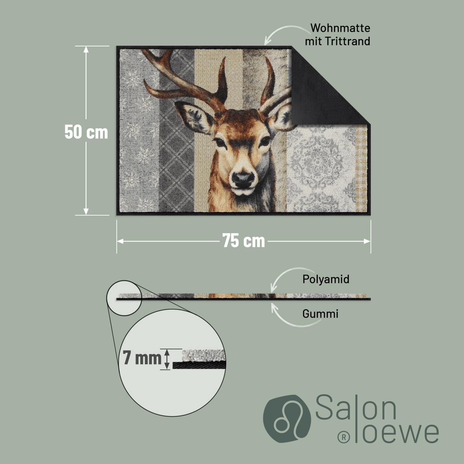salonloewe-woodland-king-eingangsmatte-50-x-75-cm-landhaus-vintage-fu-matte-mit- image 4