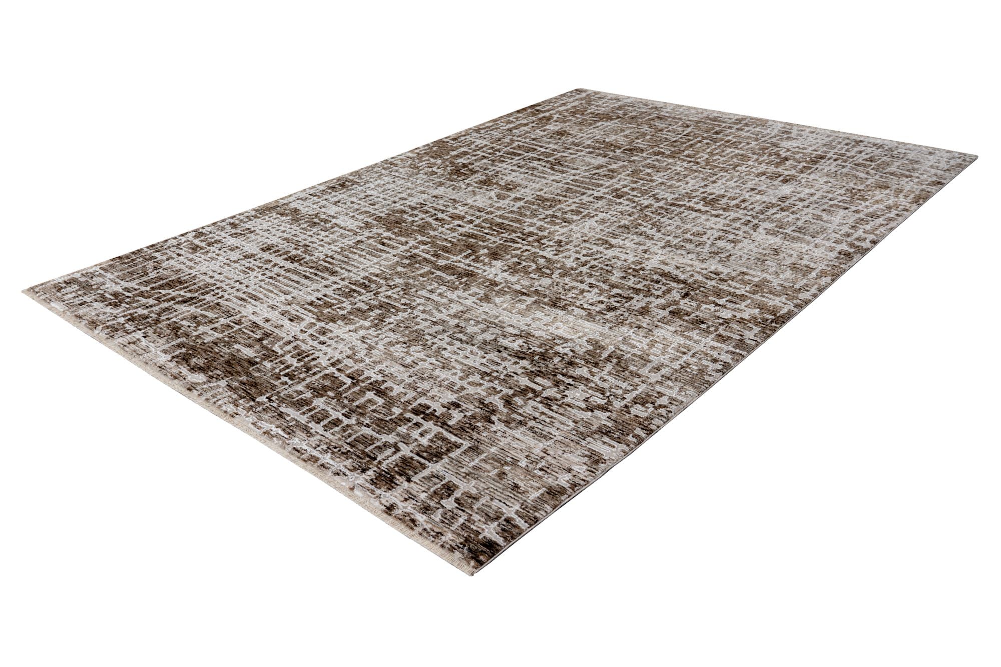 kayoom-amora-260-taupe-kurzflorteppich-11-mm-florh-he-polyester-1900-g-m-maschin image 2