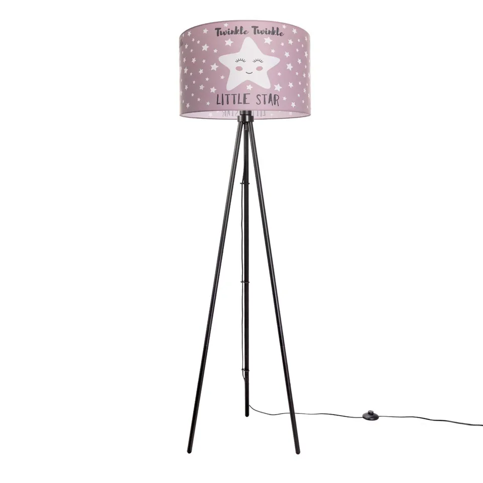 paco-home-volta-kinder-stehlampe-stern-pink-45-5-cm-e27 image 1