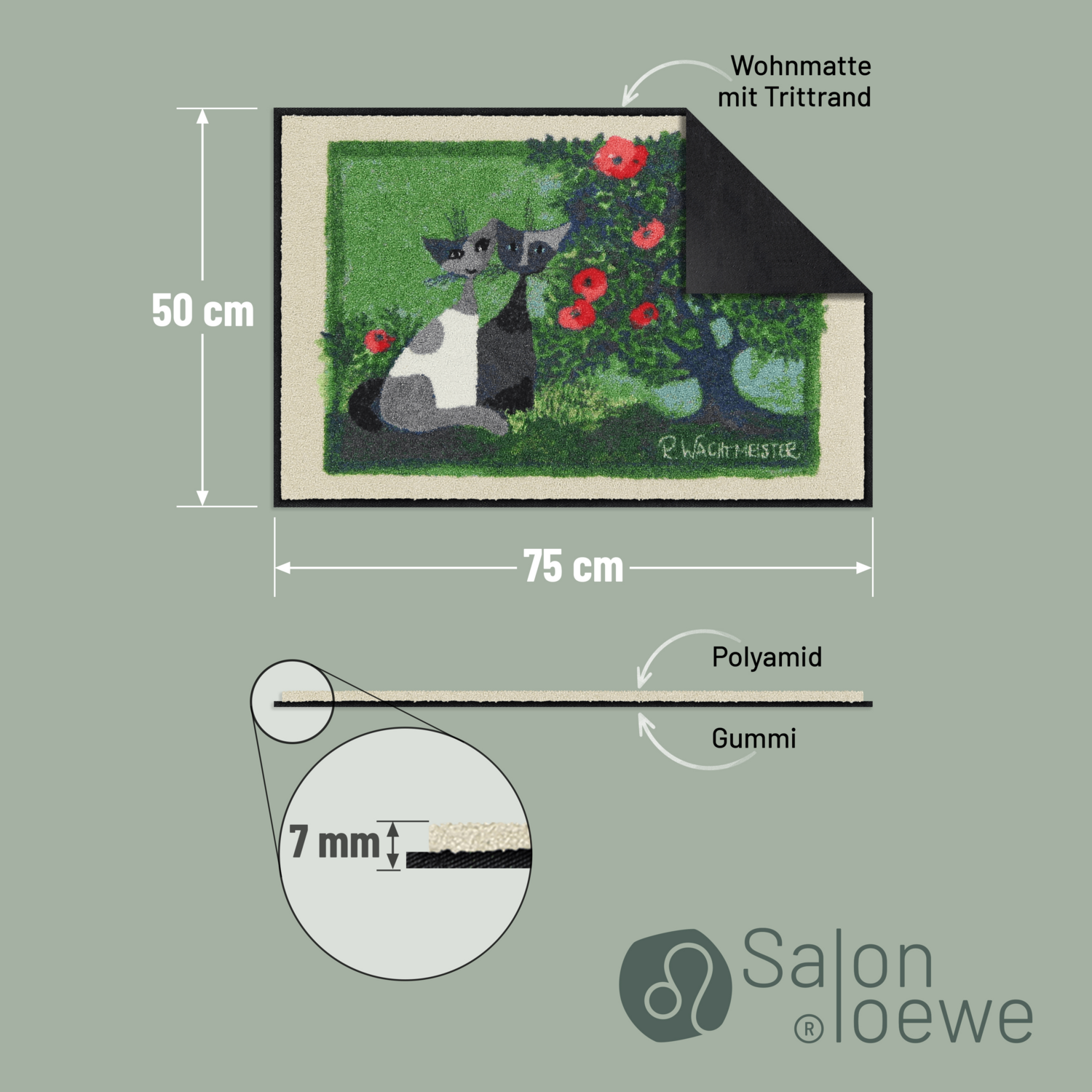 salonloewe-adamo-ed-eva-eingangsmatte-50-x-75-cm-katzenmotiv-schmutzfangmatte-f- image 4