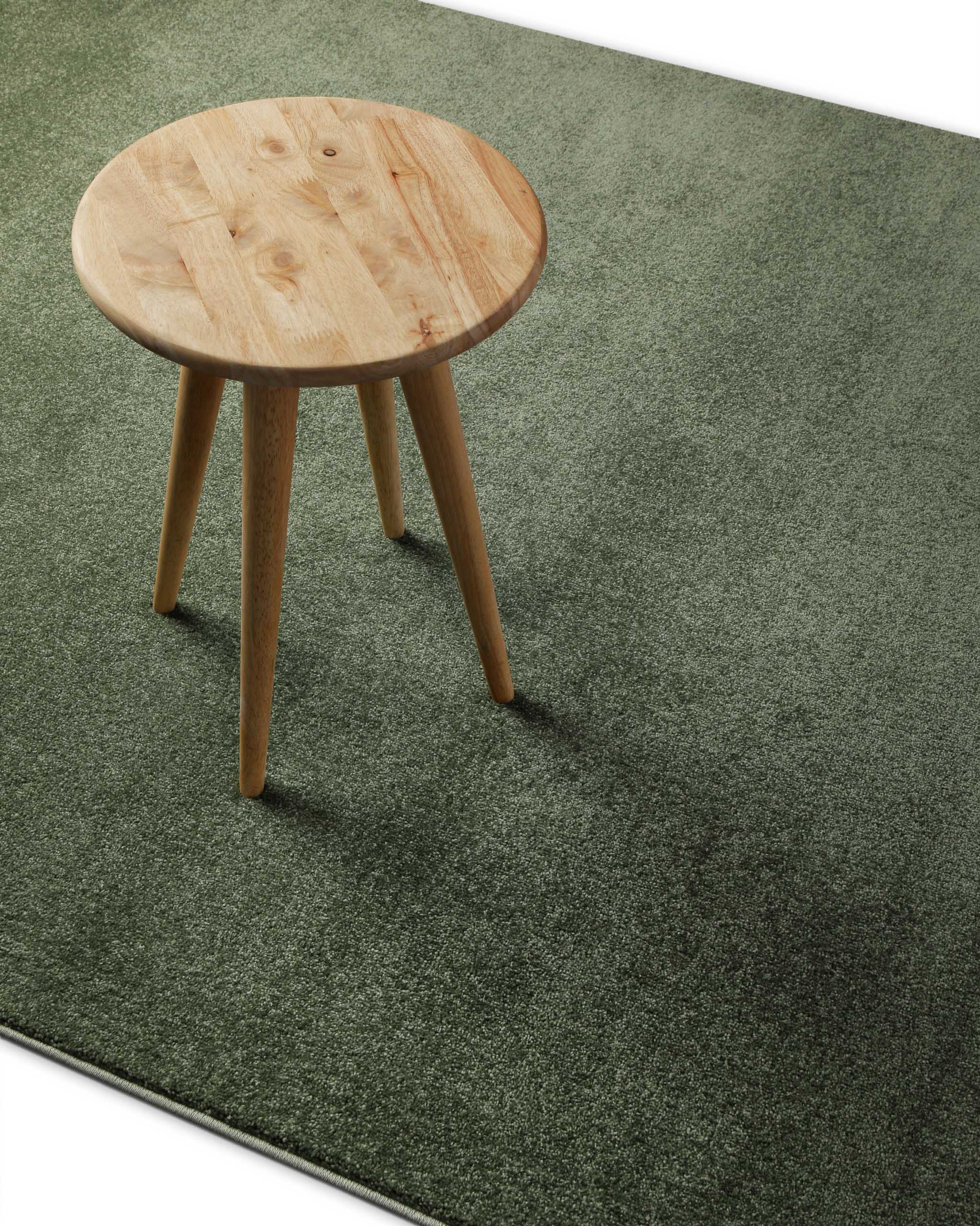 weconhome-basics-kurzflorteppich-freja-laub-gr-n-eckig-l-ufer image 2