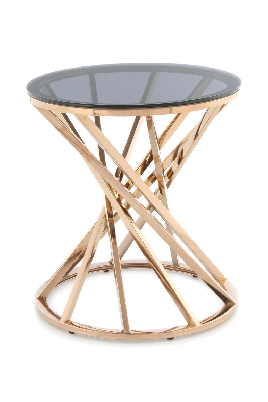 kayoom-wesley-125-beistelltisch-mit-gedrehtem-metallgestell-und-glasplatte image 7