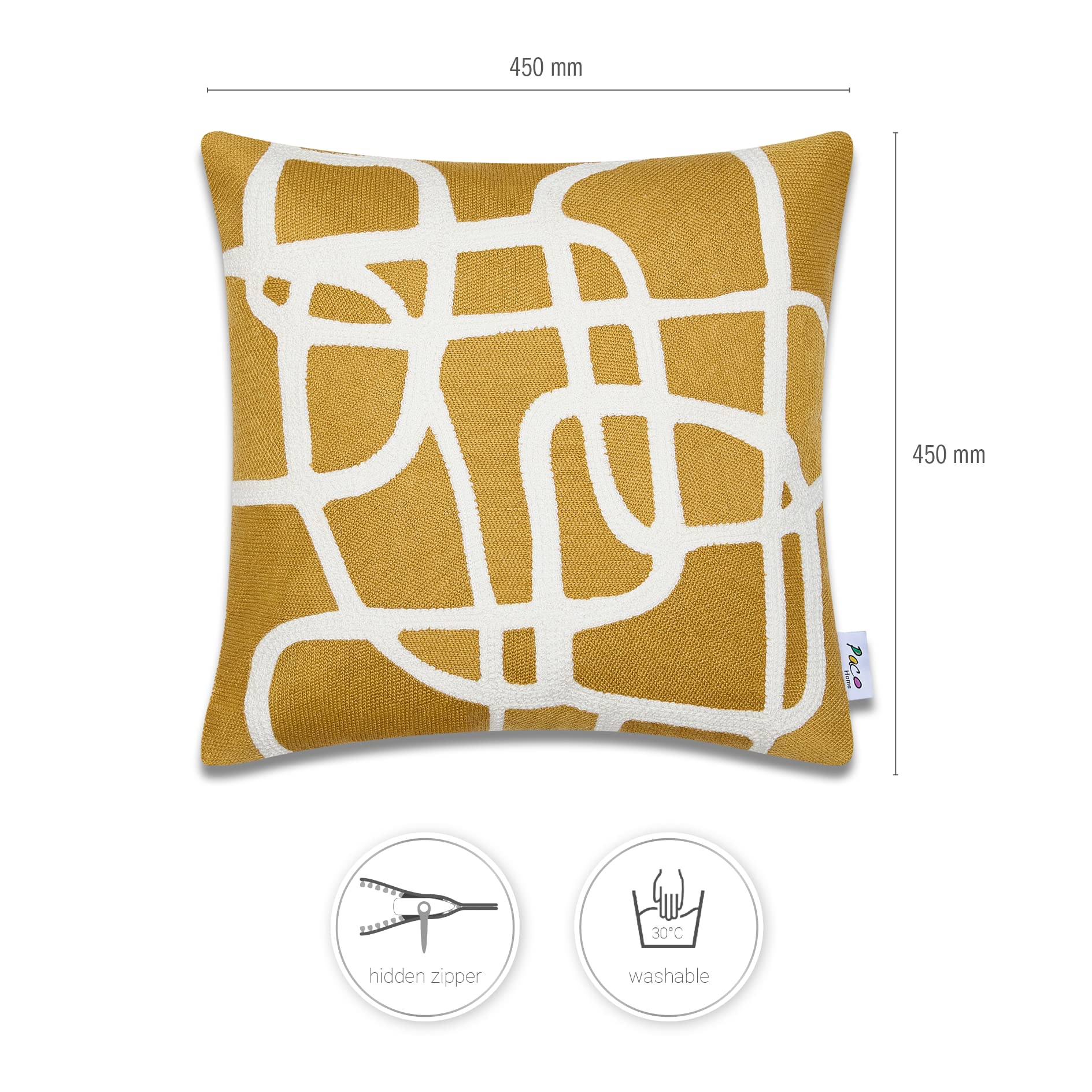 paco-home-kissenbezug-deko-2er-set-bl-tter-skandi-gelb-2 image 3