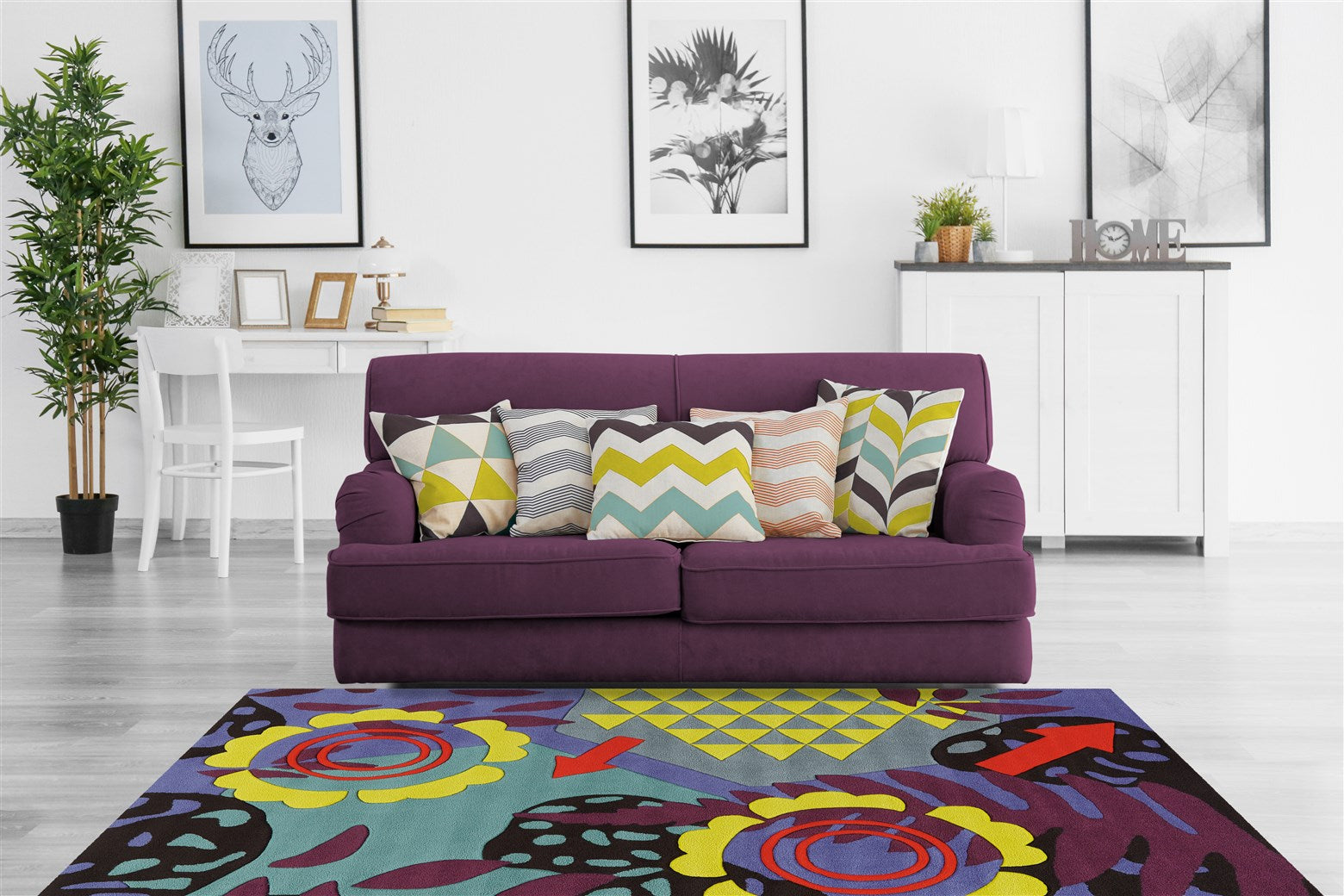 kayoom-spirit-3136-kurzflorteppich-modernes-design-pflegeleichtes-acryl-polyeste image 2