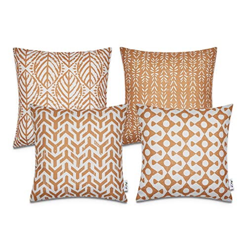 paco-home-kissenbezug-4er-set-geometrisch-modern-dunkelorange image 5