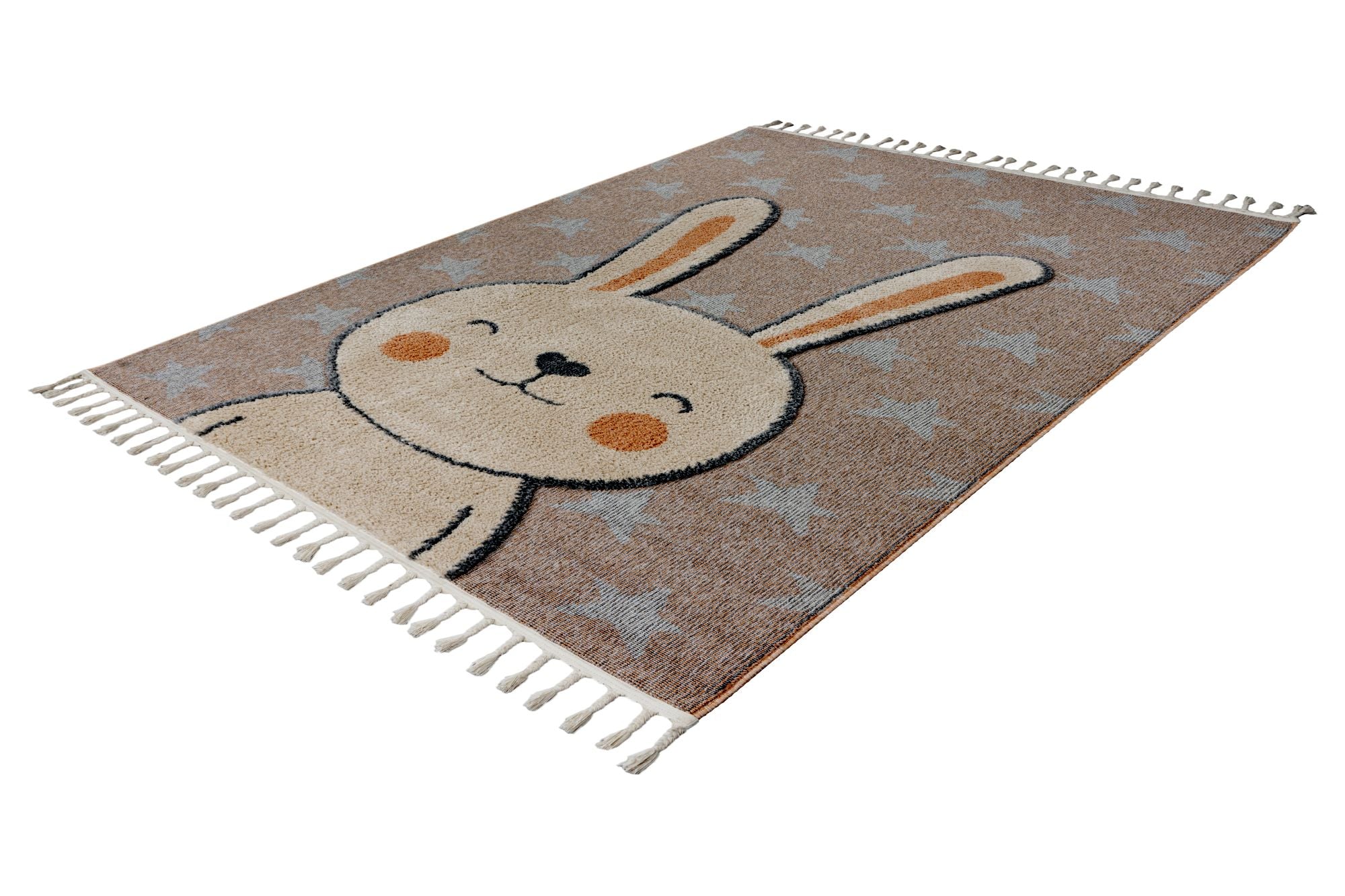 kayoom-modena-415-kinderzimmerteppich-beige-kurzflor-9-mm-polypropylen-2200-g-m image 2
