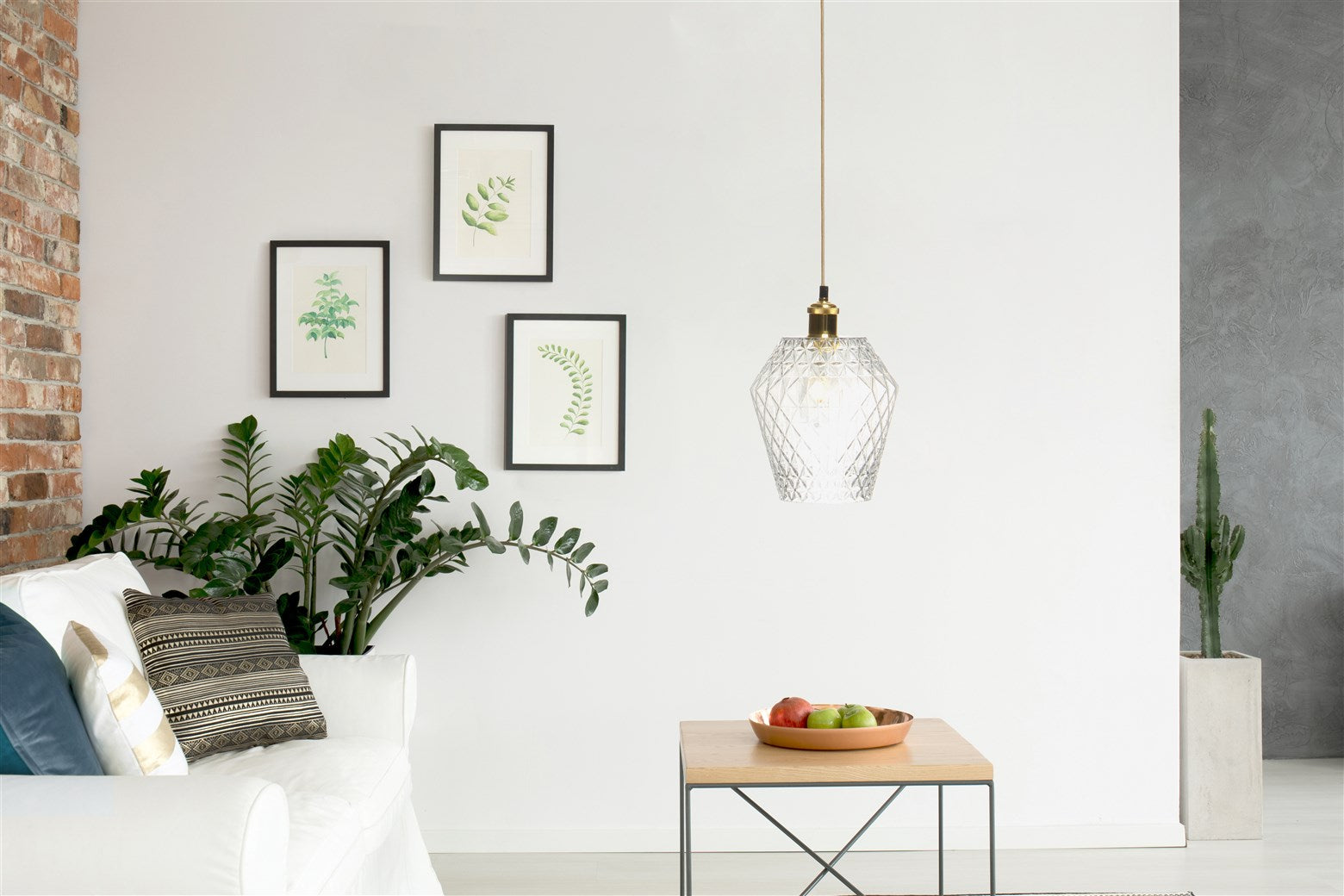 kayoom-h-ngelampe-lumi-glas-pendelleuchte-im-retro-look-1-flammig-e27-f-r-esstis image 2