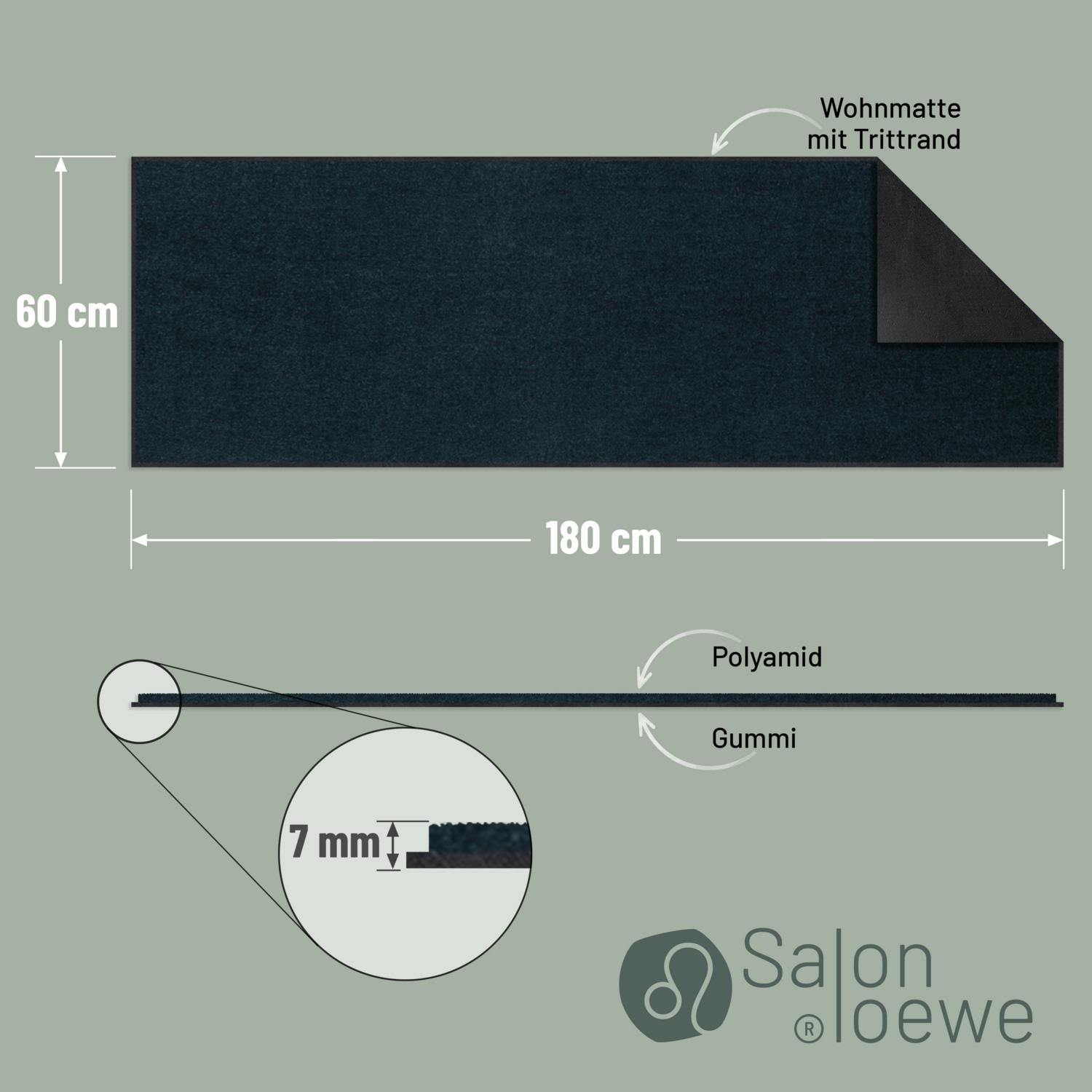 salonloewe-blaupetrol-halbrund-fu-matte-60-x-180-cm-melierte-schmutzfangmatte-mi image 4