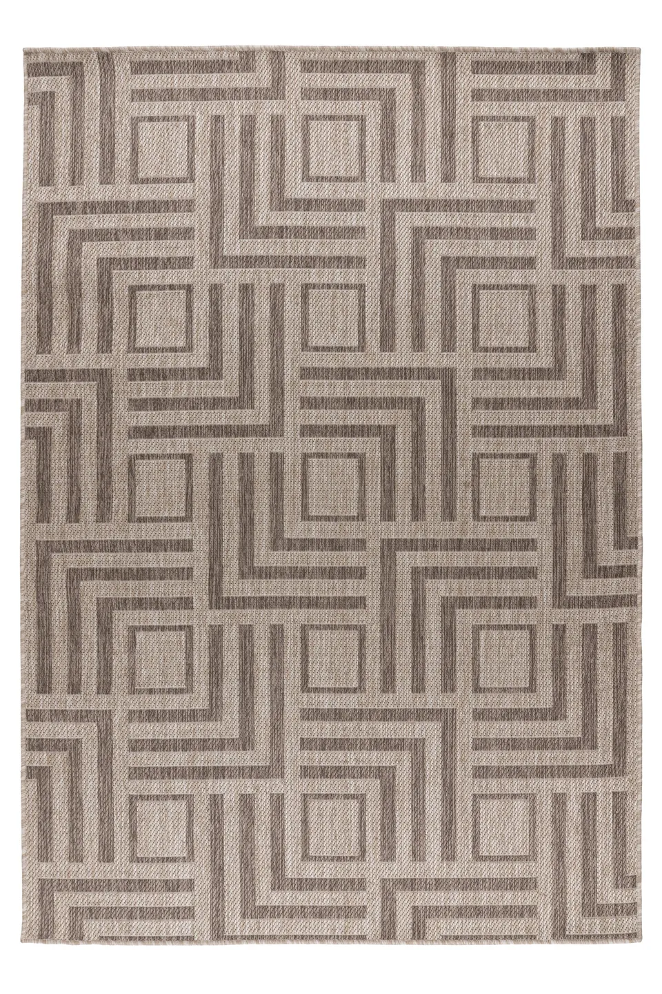 kayoom-diabolo-125-kurzflorteppich-5-mm-flor-1200-g-m-taupe image 1