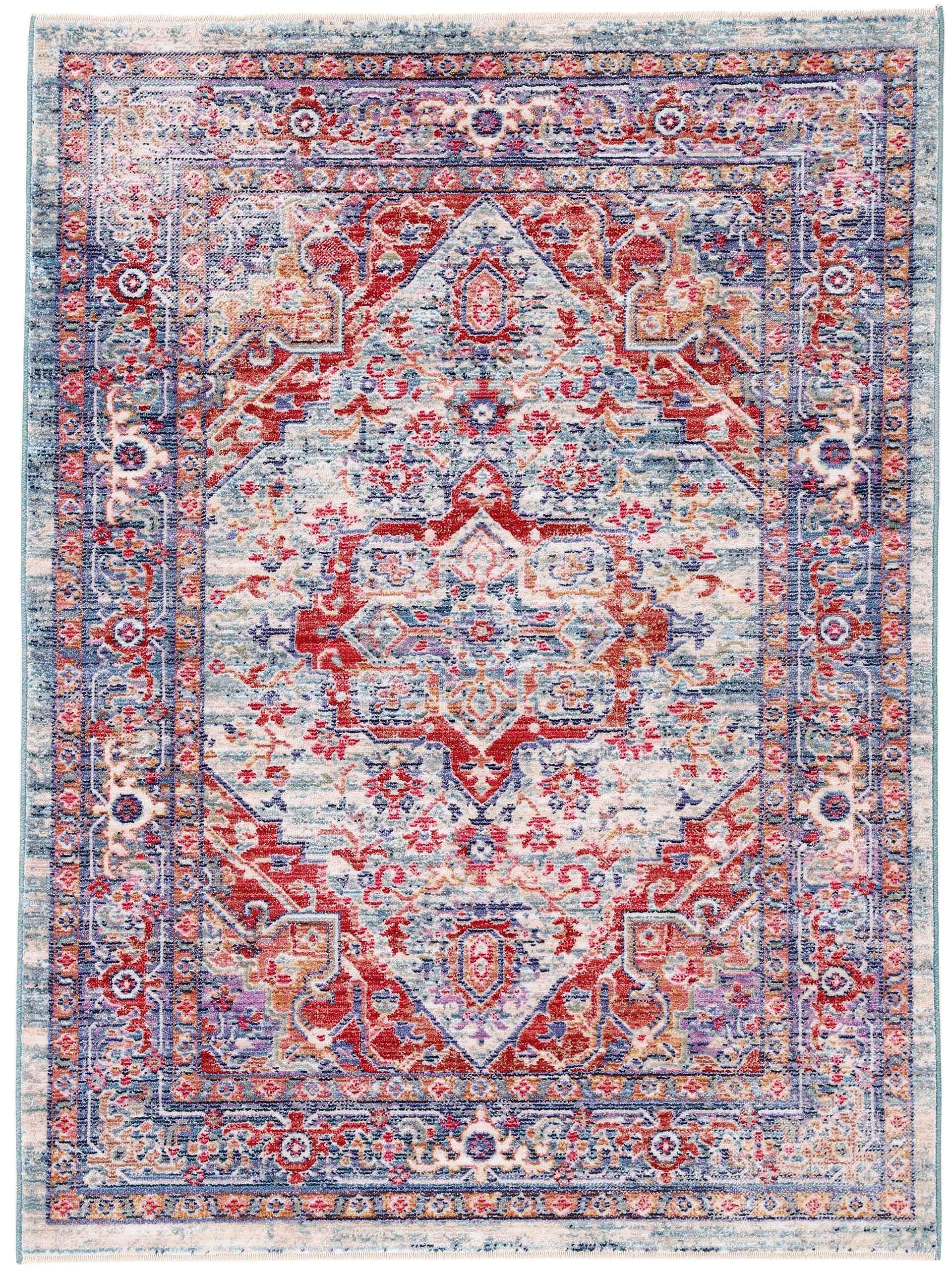 carpetfine-teppich-phoenix-blau-60x100-cm-moderner-vintage-teppich-f-r-wohn-und- image 1