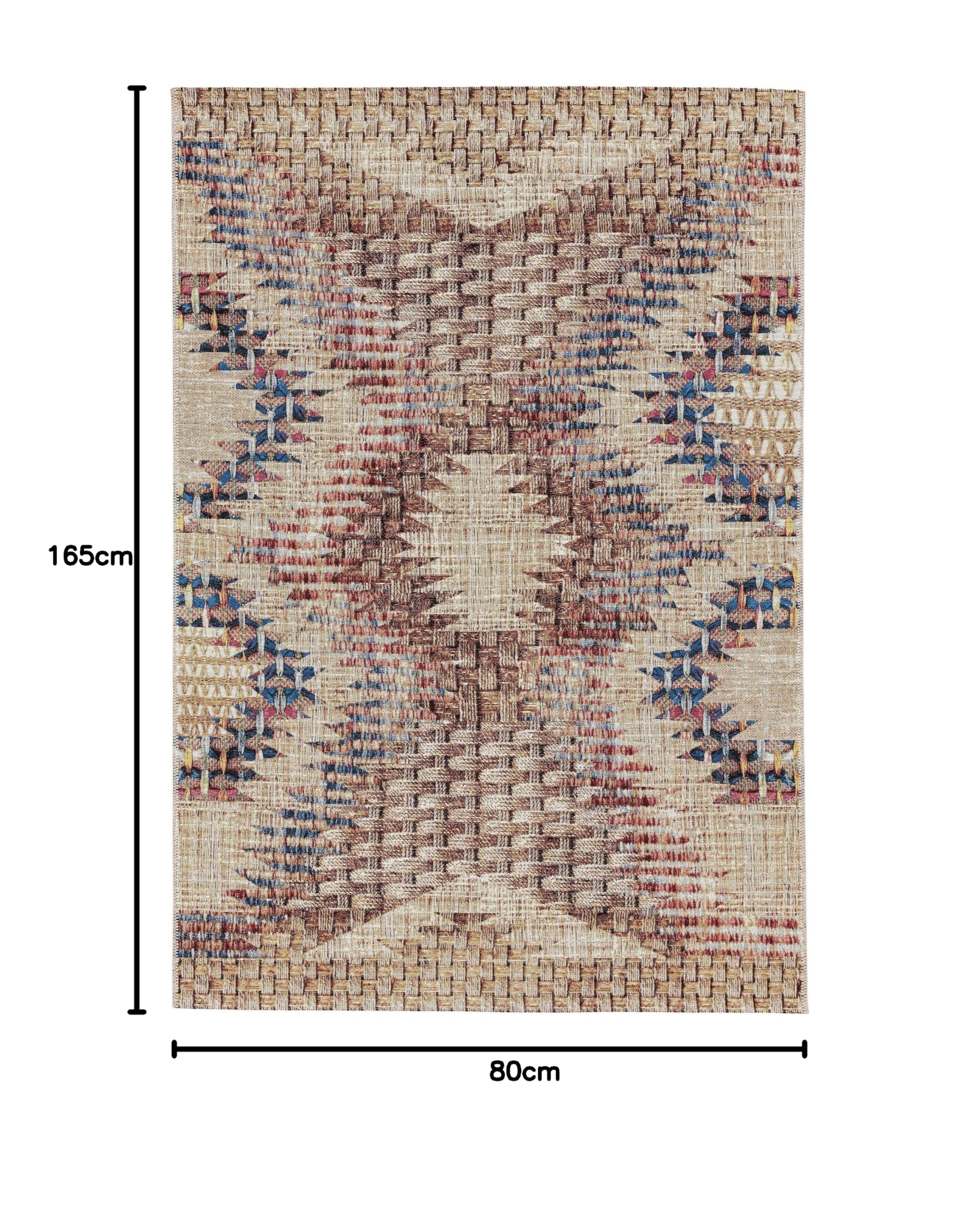 benuta-kenya-in-outdoor-teppich-multicolor-80x165-cm-wetterfester-kunstfaser-tep image 2