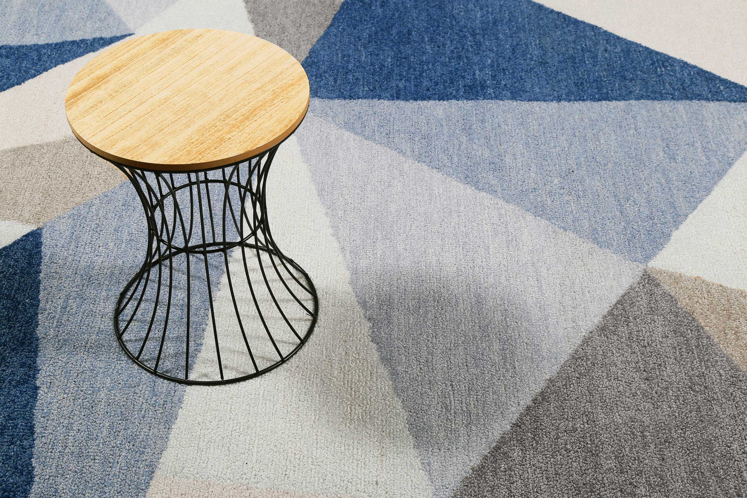 weconhome-kurzflorteppich-next-time-2-0-blau-geometrisches-design-goodweave-sieg image 6