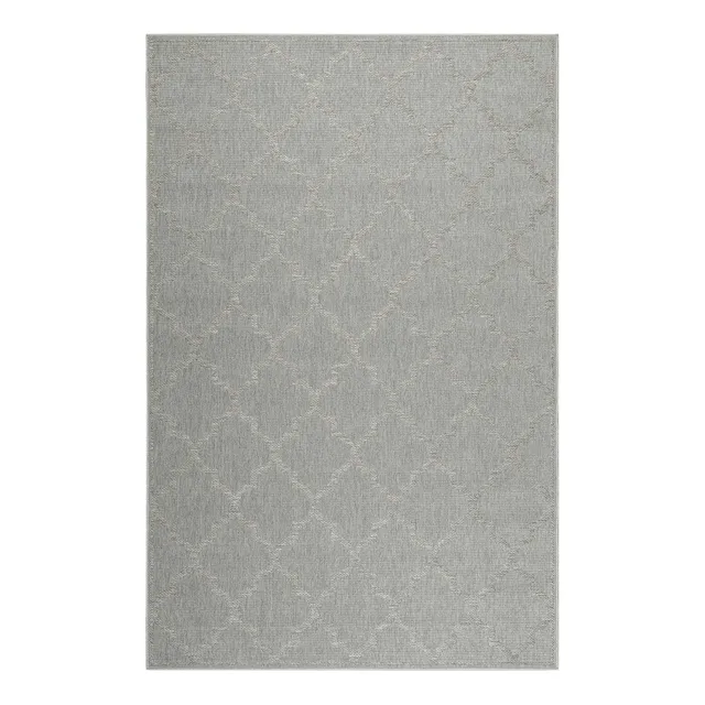 weconhome-outdoor-teppich-gleamy-grau-silber-120x170-cm image 1
