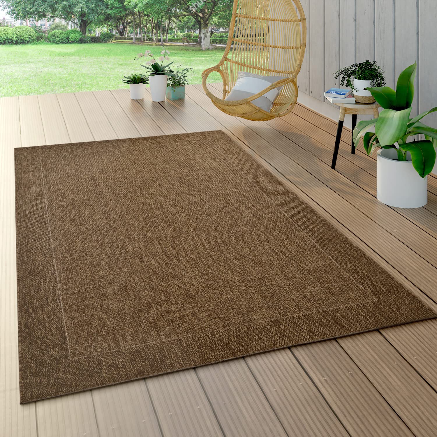 paco-home-in-outdoor-teppich-120x170-cm-sisal-optik-bord-re-einfarbig-polypropyl image 1