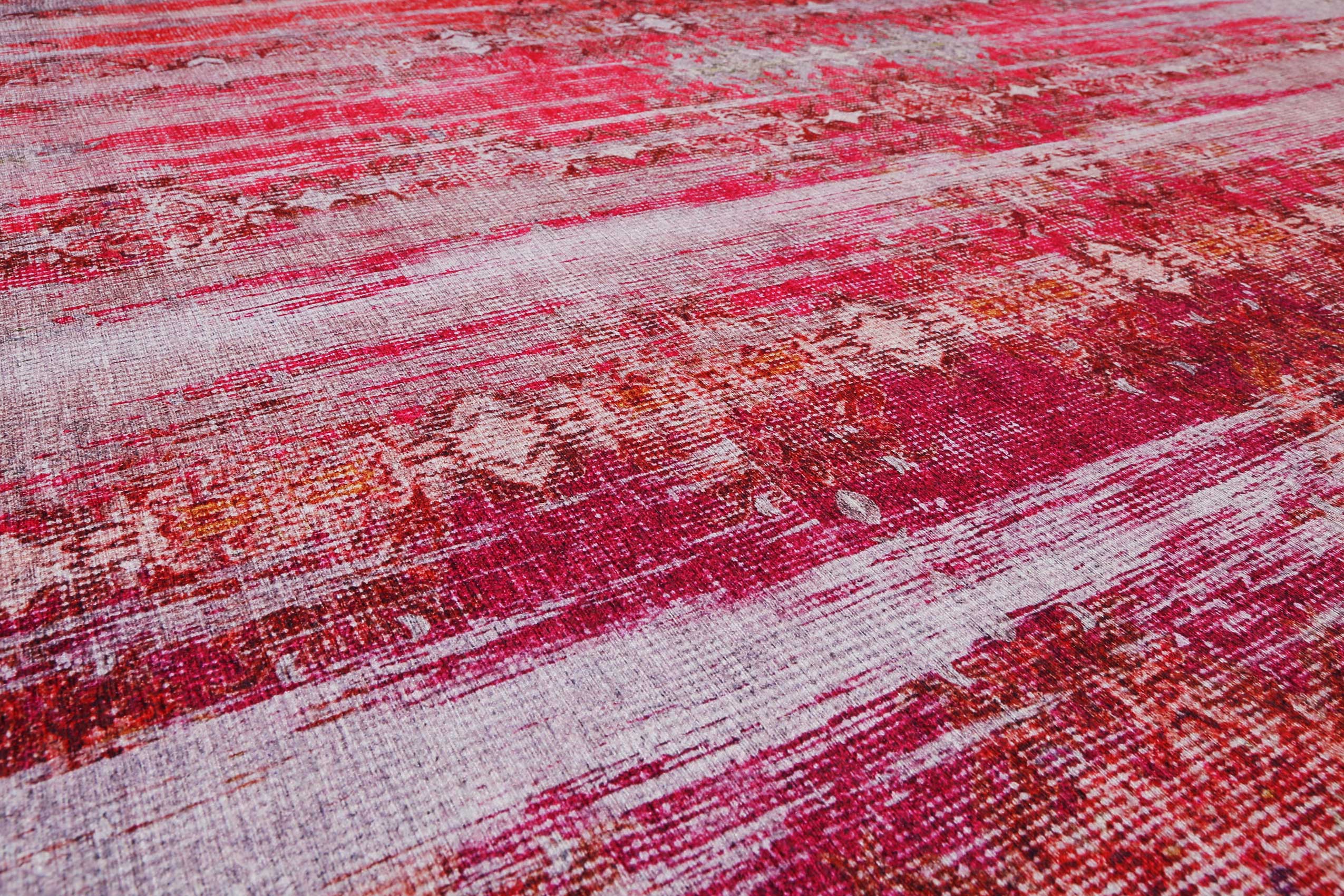 weconhome-sunset-in-faro-vintage-teppich-rot-lila-orange-pink image 5