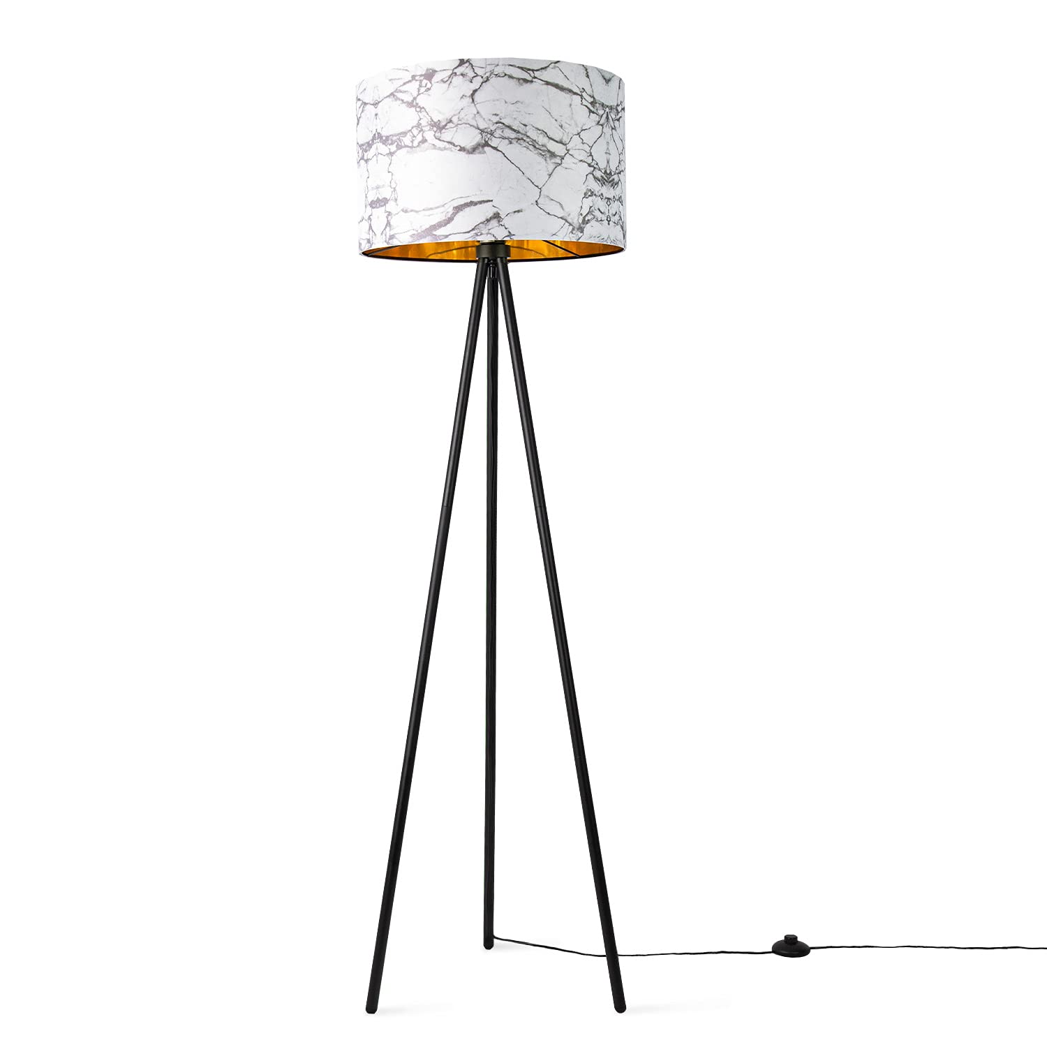 paco-home-stehlampe-design-1-stoffschirm-abstrakt-dreibein-gestell-schwarz-e27-2 image 2