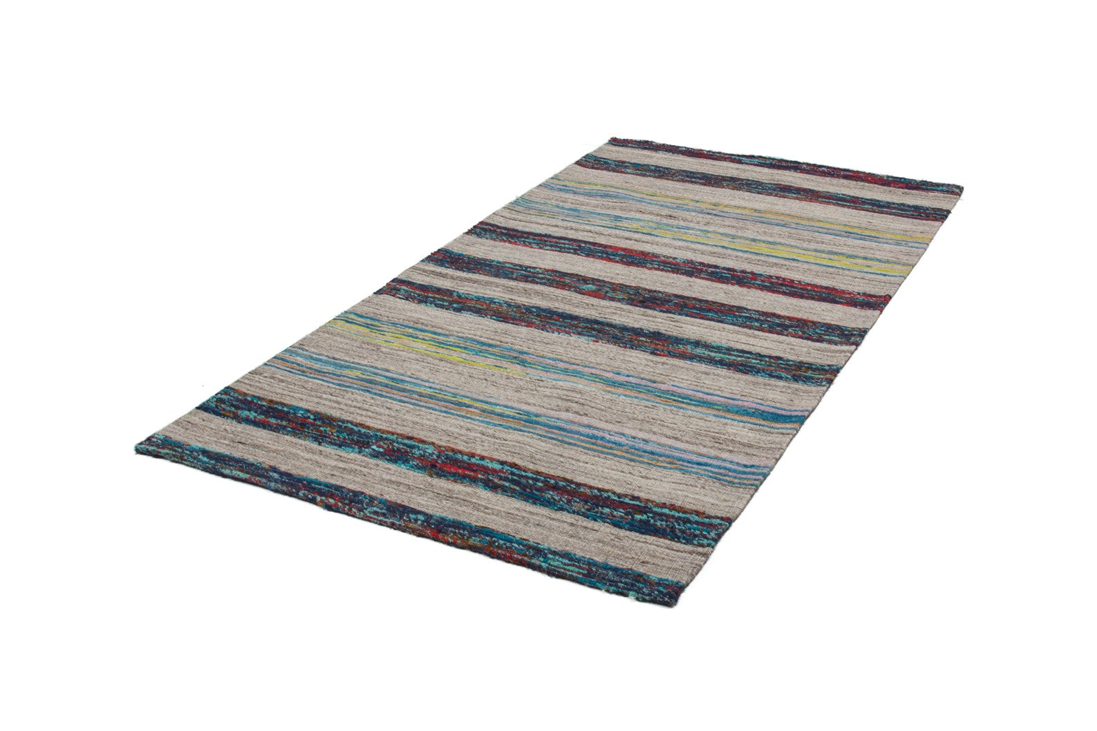 kayoom-duarte-210-handgewebter-kilim-teppich-aus-wolle-und-kunstseide-verschiede image 2