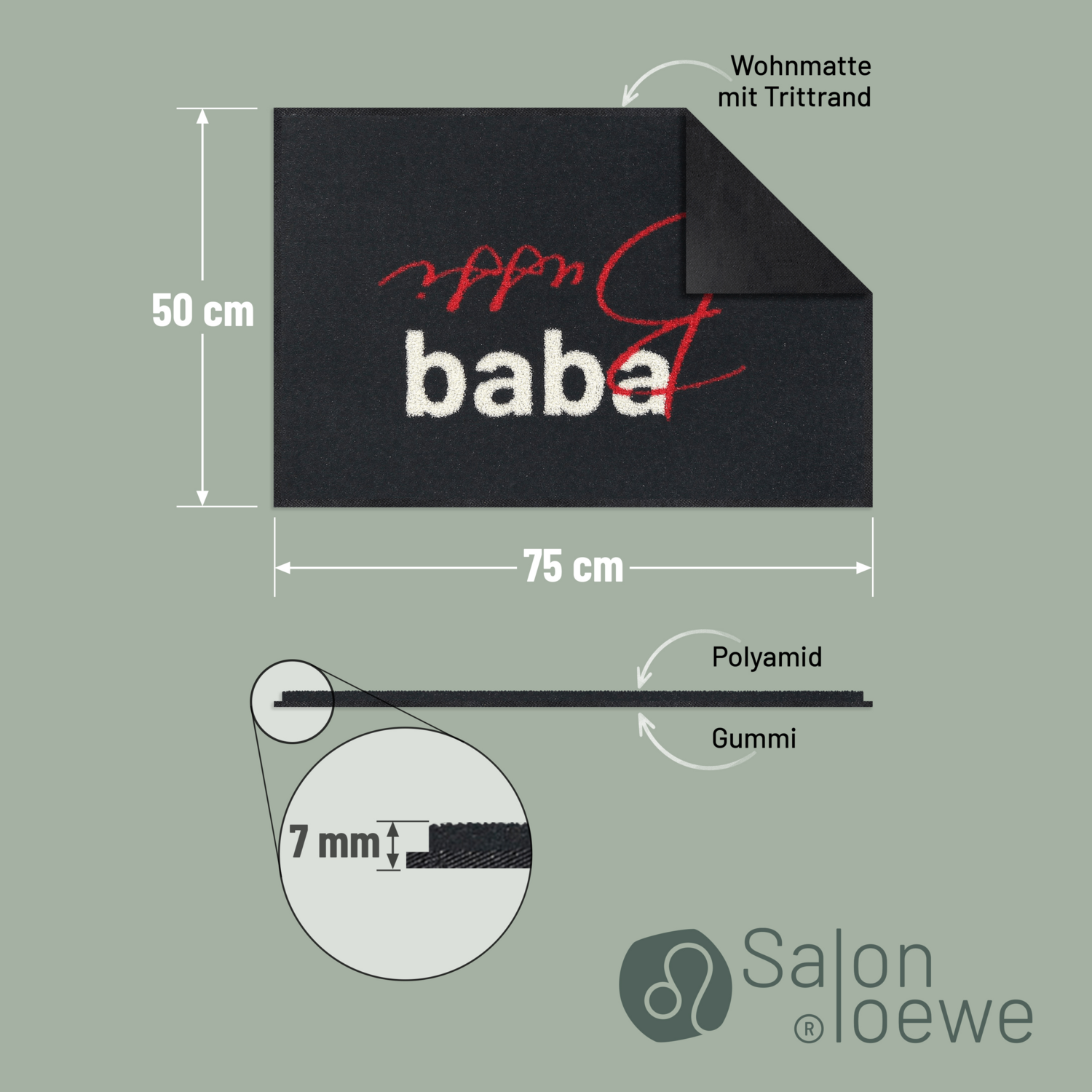 salonloewe-bussi-baba-eingangsmatte-50-x-75-cm-schmutzfangmatte-mit-motiv-50-rab image 4