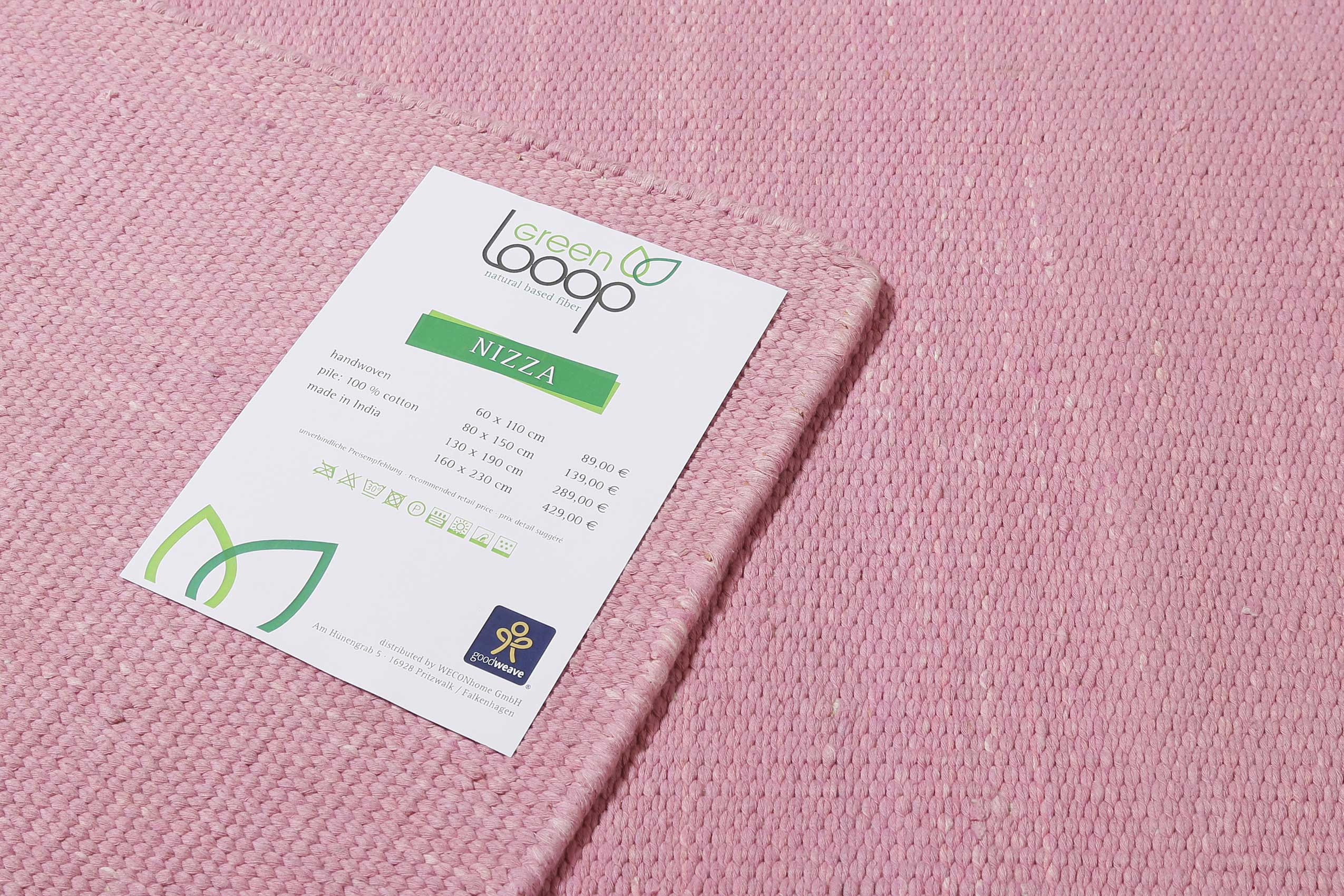 green-looop-nizza-kelim-teppich-rosa-baumwolle image 4