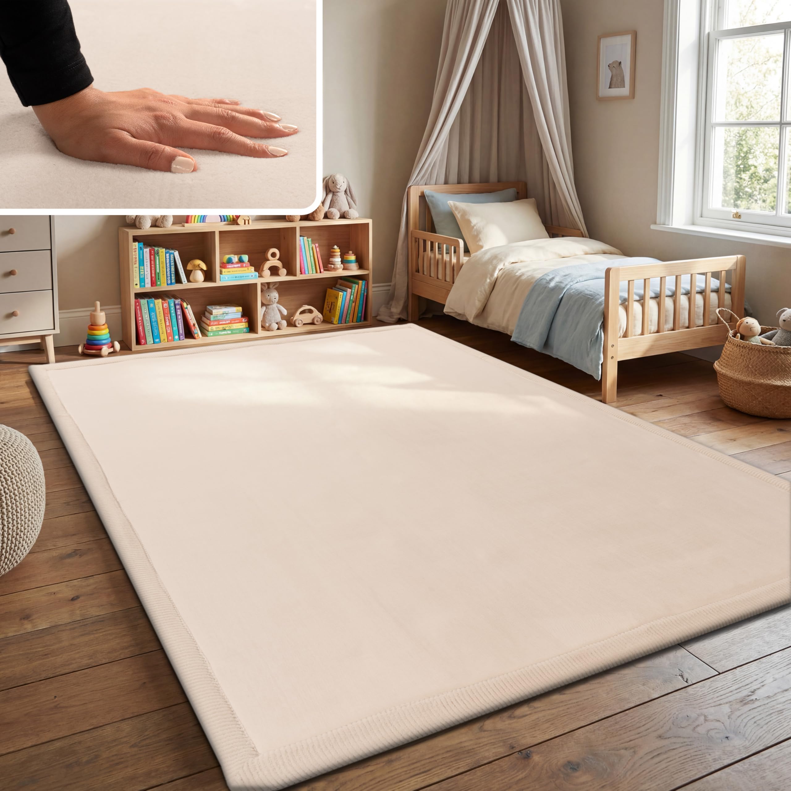 paco-home-bino-kinderteppich-120x160-cm-creme-weich-memory-foam image 1