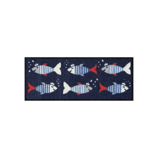 salonloewe-sailor-fish-minimatte-30-x-75-cm-waschbare-fu-matte-mit-maritimem-fis image 1