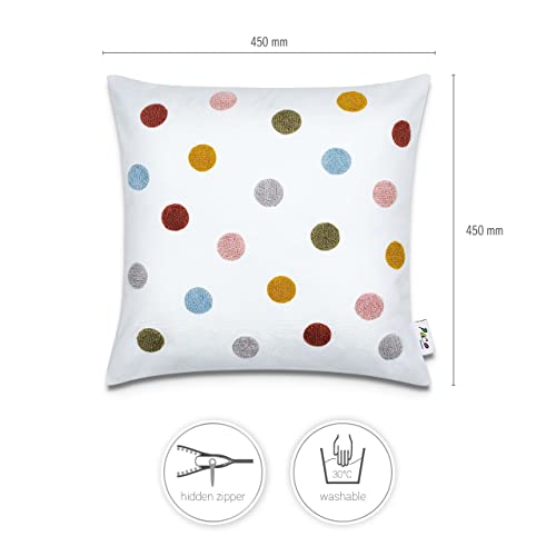 paco-home-2er-set-kissenbez-ge-45x45-cm-punkte-kinderzimmer-deko image 7