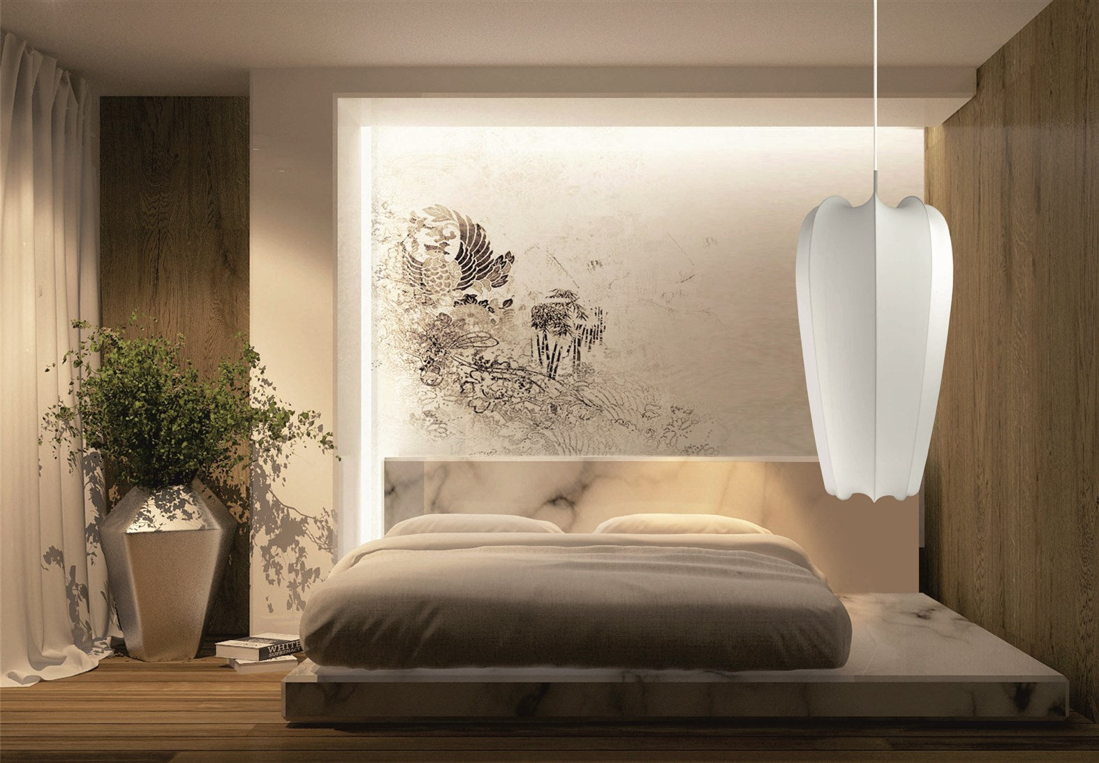 kayoom-h-ngelampe-claire-110-large-wei-design-h-ngeleuchte-mit-gebogenen-element image 2
