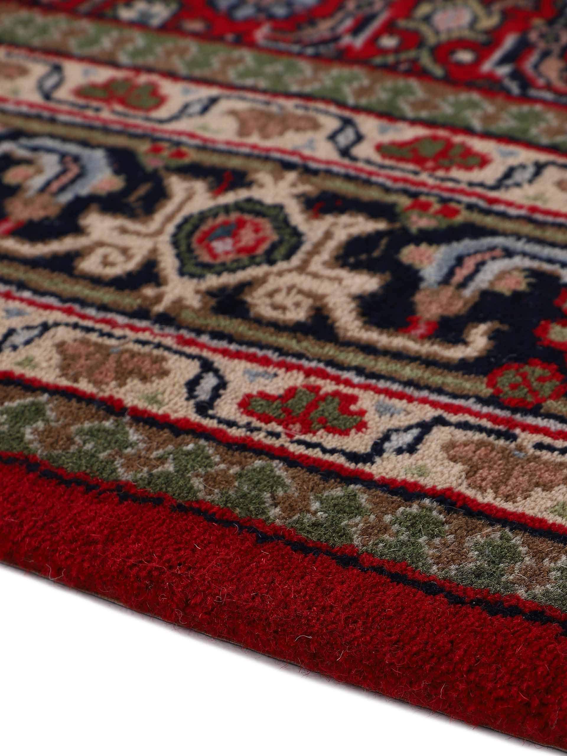 carpetine-herati-teppich-rot-70x140-cm-handgekn-pft-wolle-baumwolle-f-r-fu-boden image 6